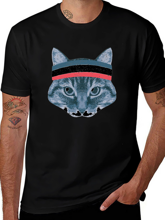 Retro Cat Headband T-Shirt