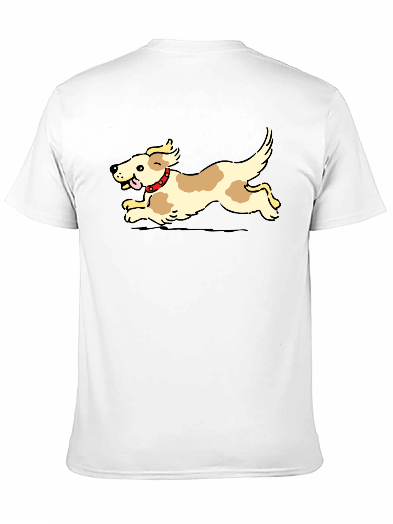 Dog Graphic Black T-Shirt - Playful Pup Tee