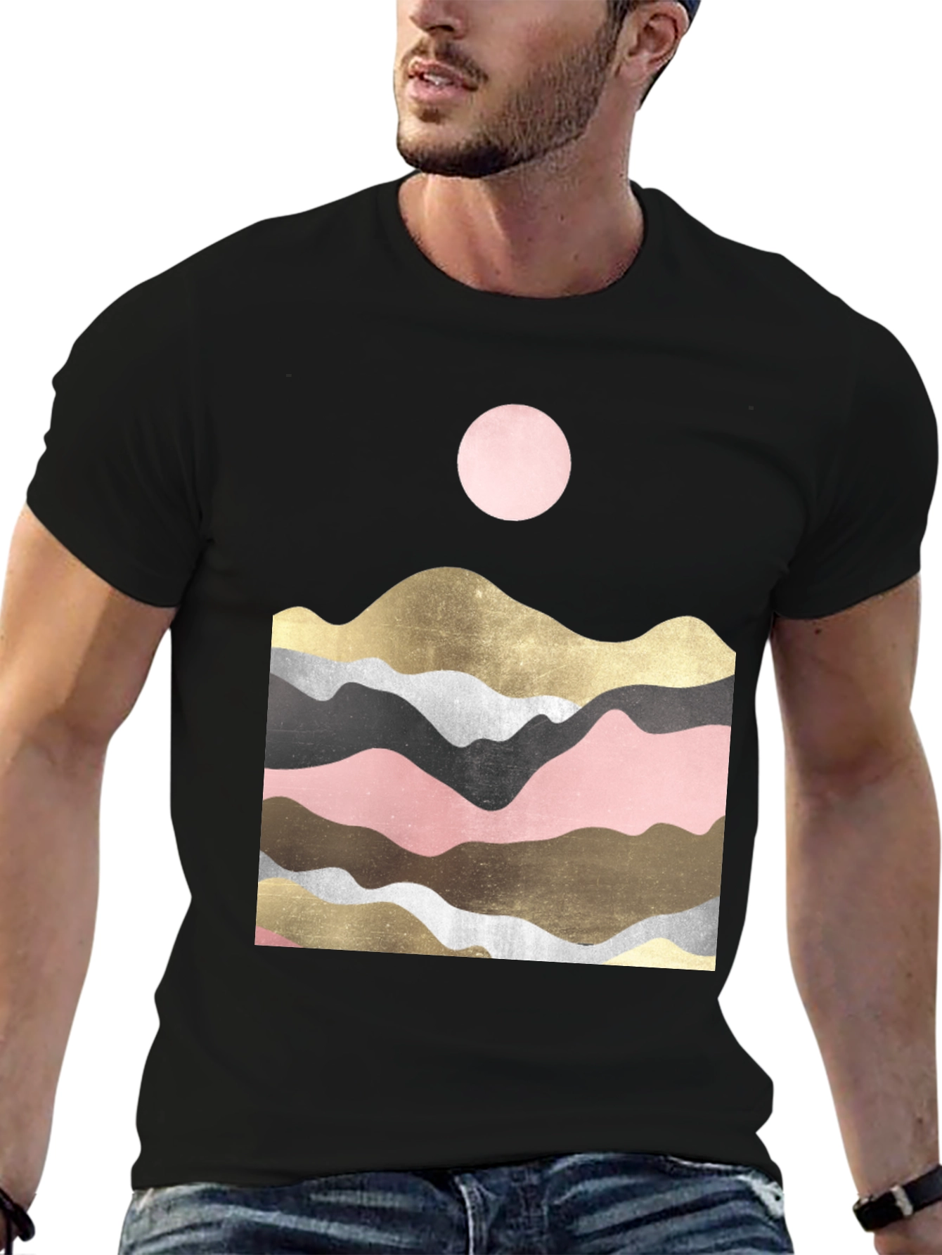 Abstract Landscape Graphic Tee