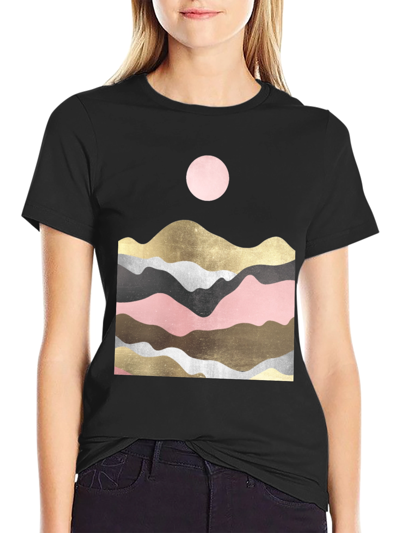 Abstract Landscape Graphic Tee