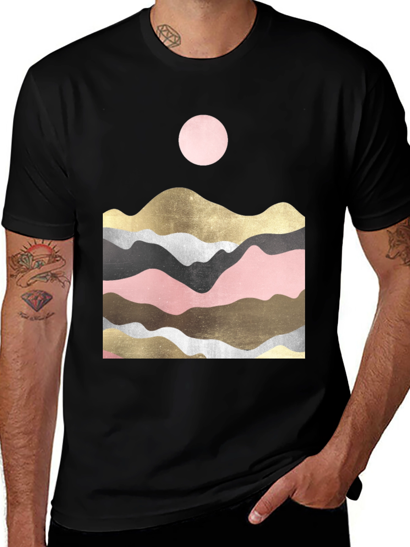 Abstract Landscape Graphic Tee