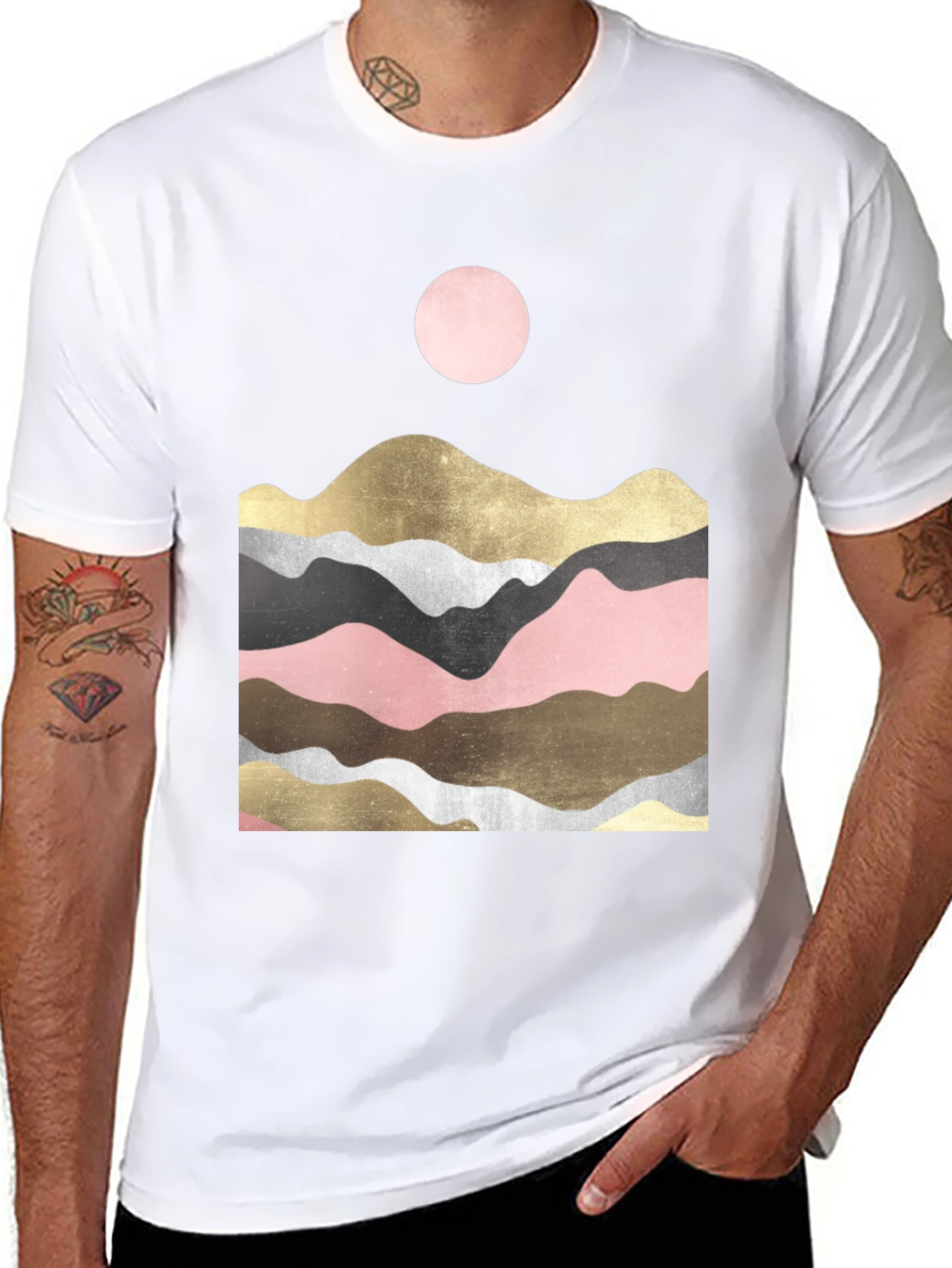Abstract Landscape Graphic Tee