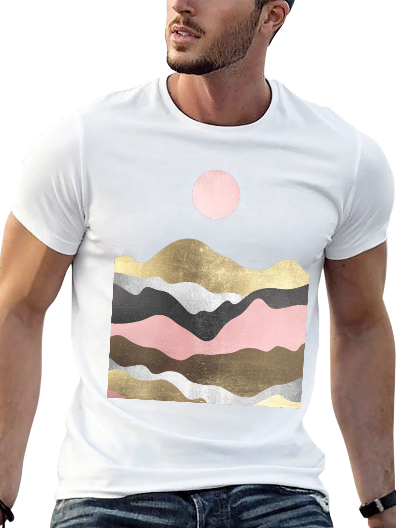 Abstract Landscape Graphic Tee