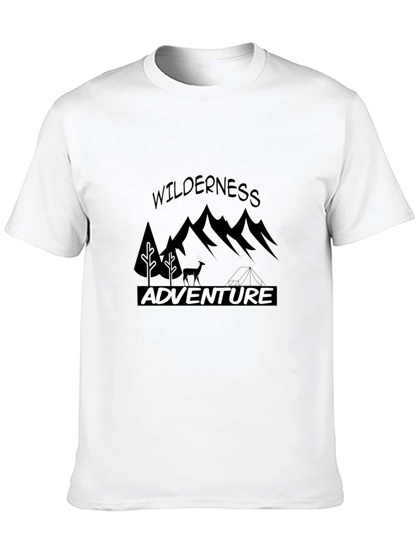 Wilderness Adventure Graphic Tee - Black