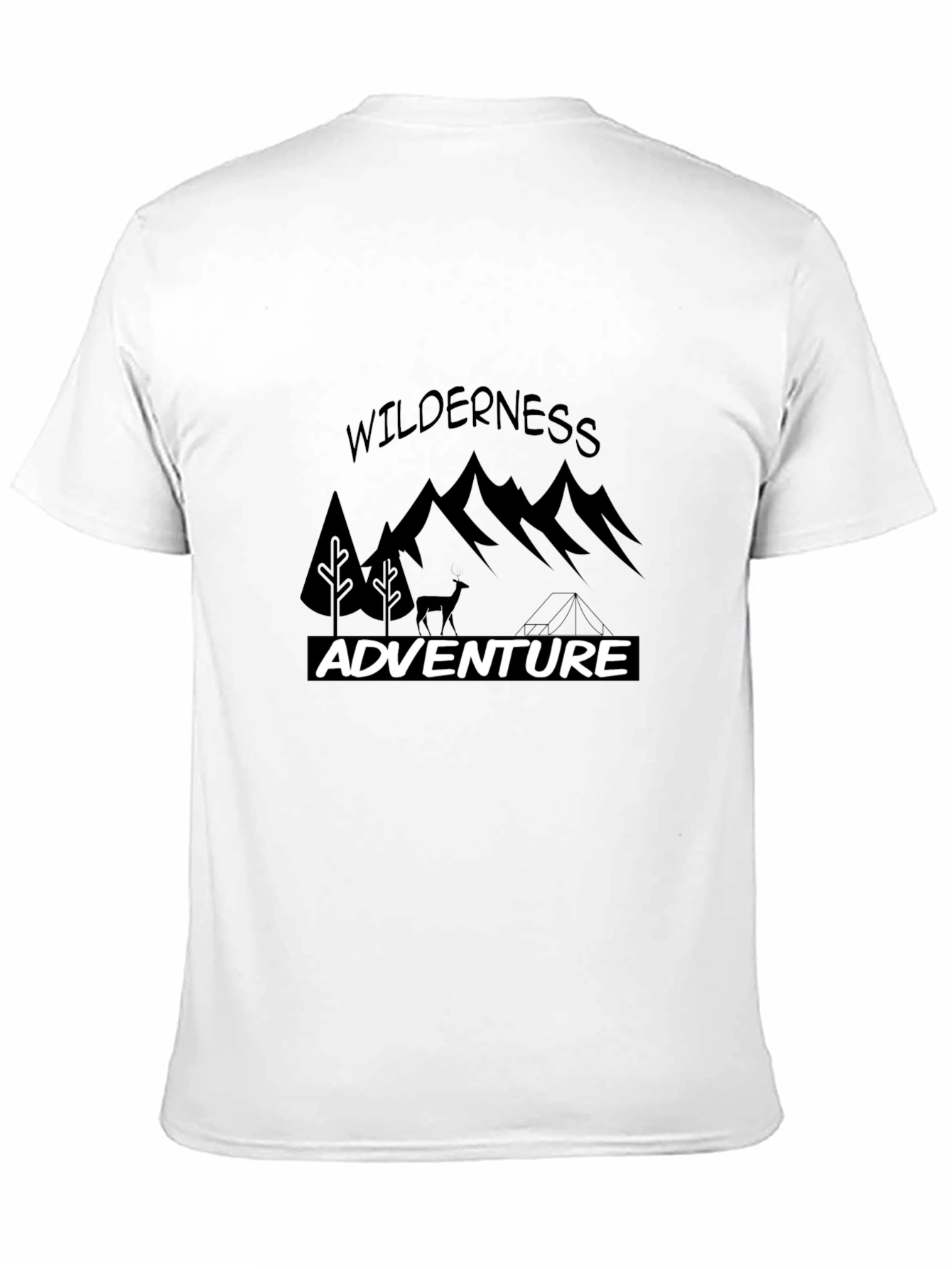 Wilderness Adventure Graphic Tee - Black