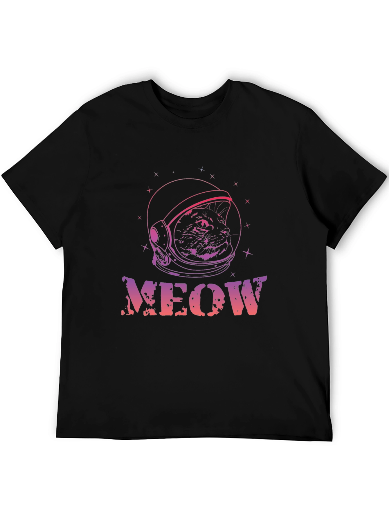 Astronaut Cat Meow T-Shirt