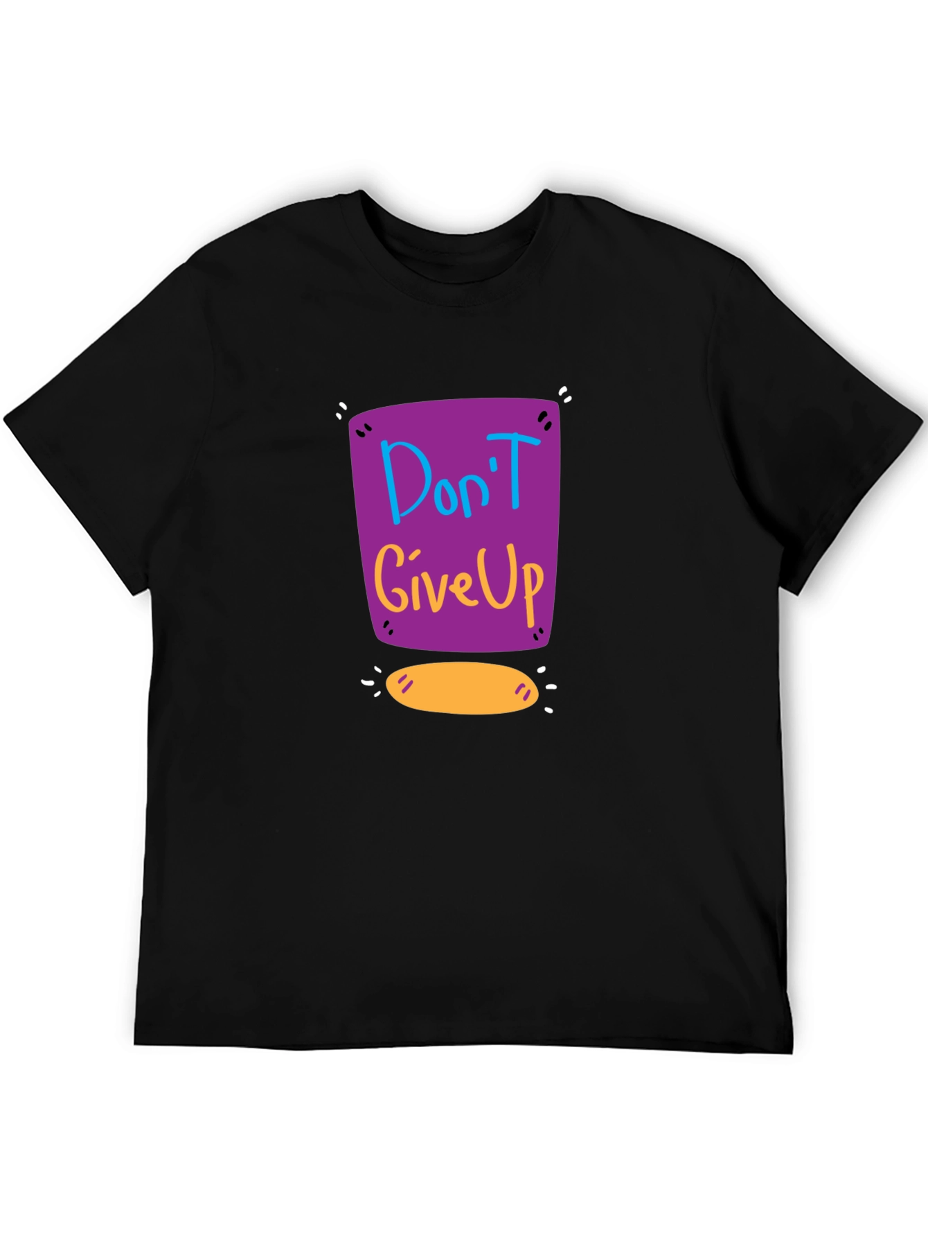 Dont Give Up Graphic Tee - Motivational Shirt