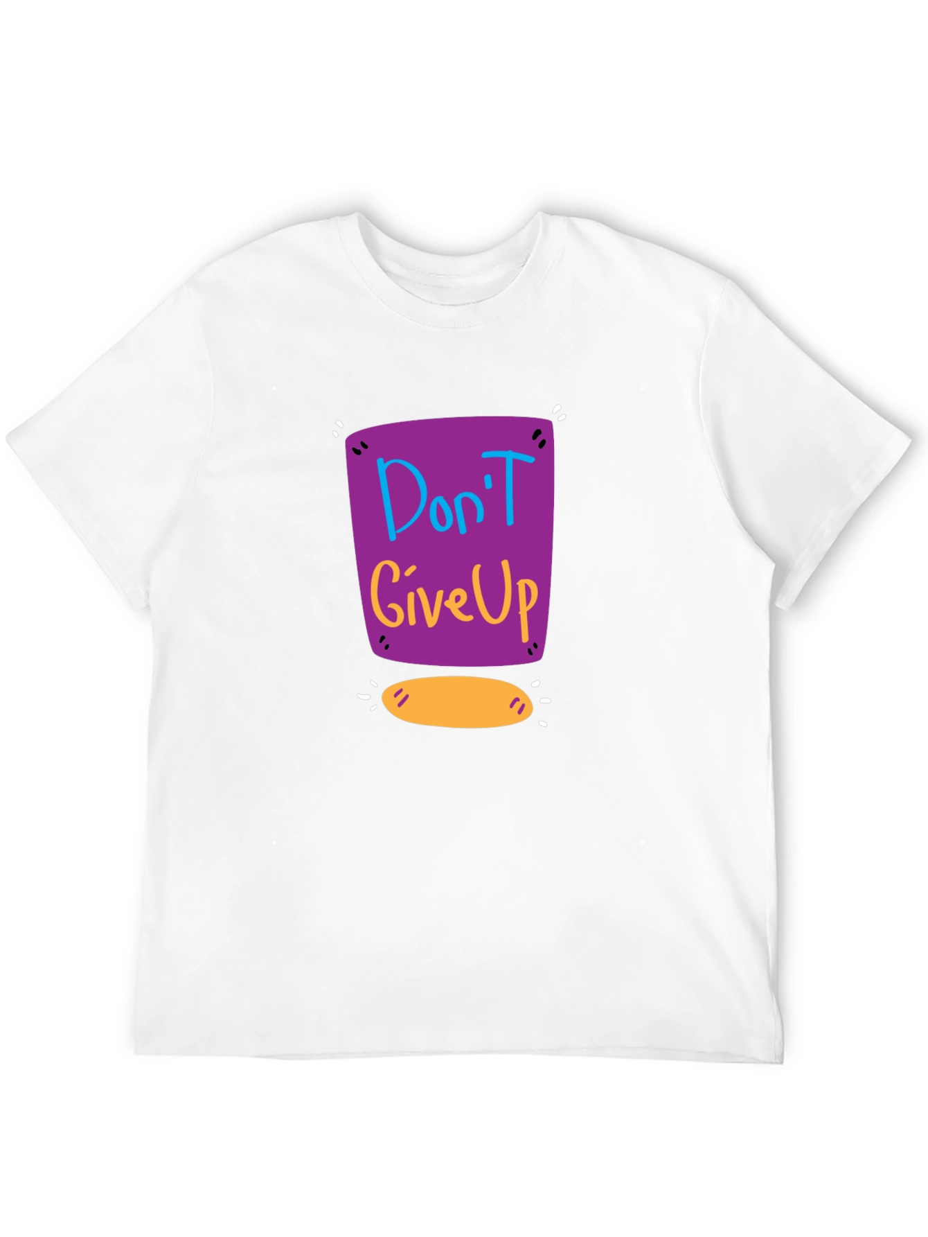 Dont Give Up Graphic Tee - Motivational Shirt