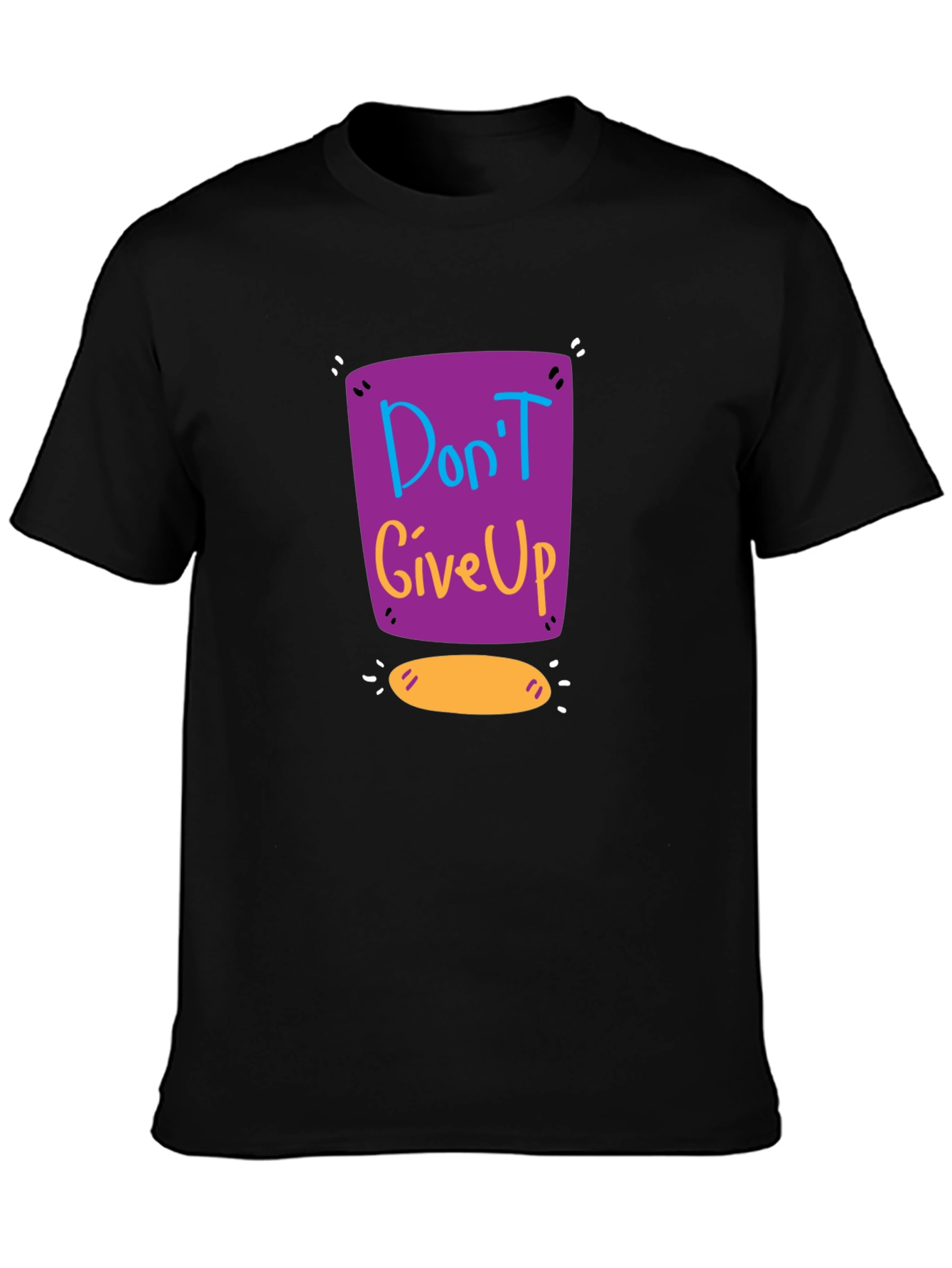 Dont Give Up Graphic Tee - Motivational Shirt