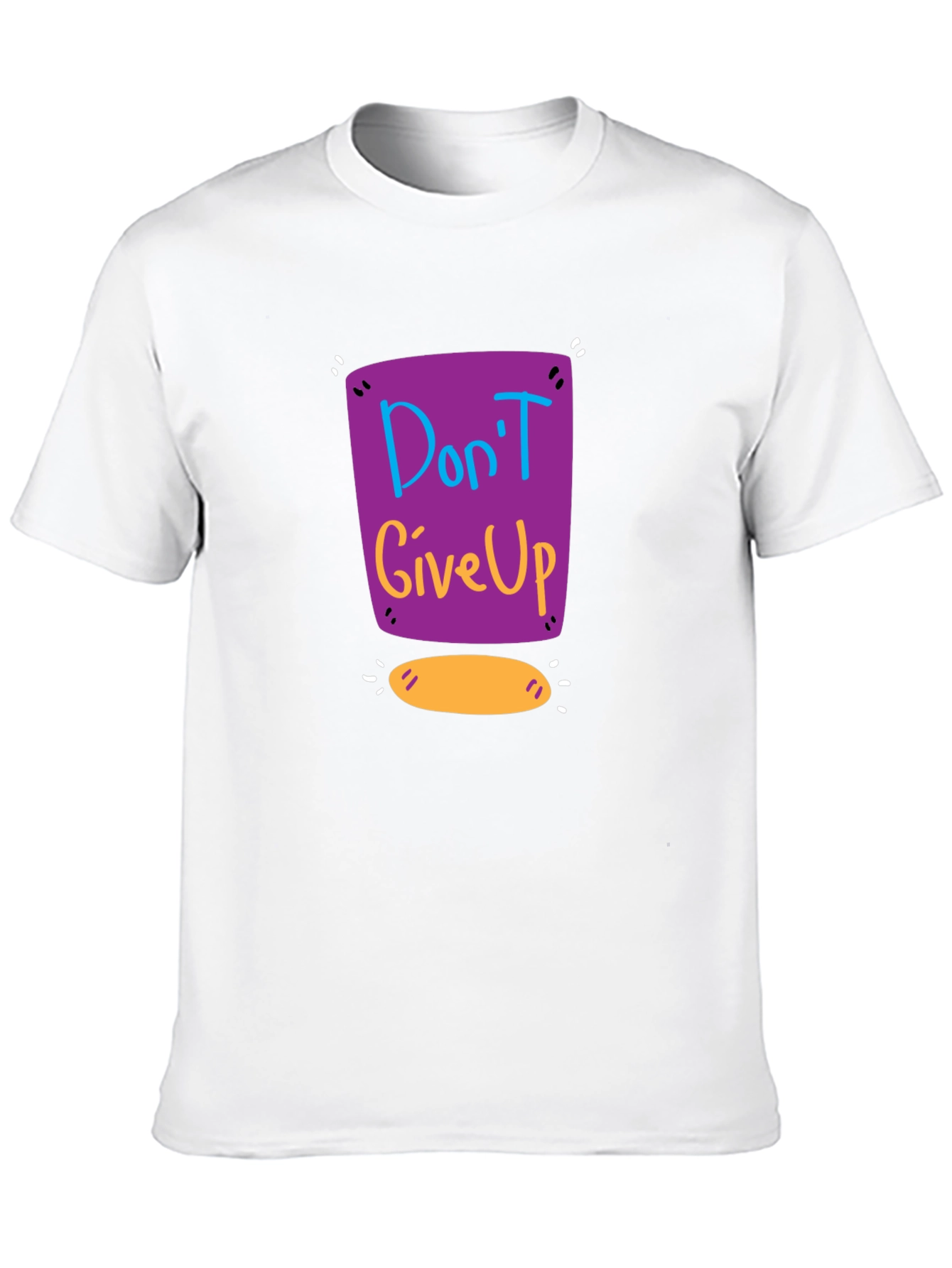 Dont Give Up Graphic Tee - Motivational Shirt