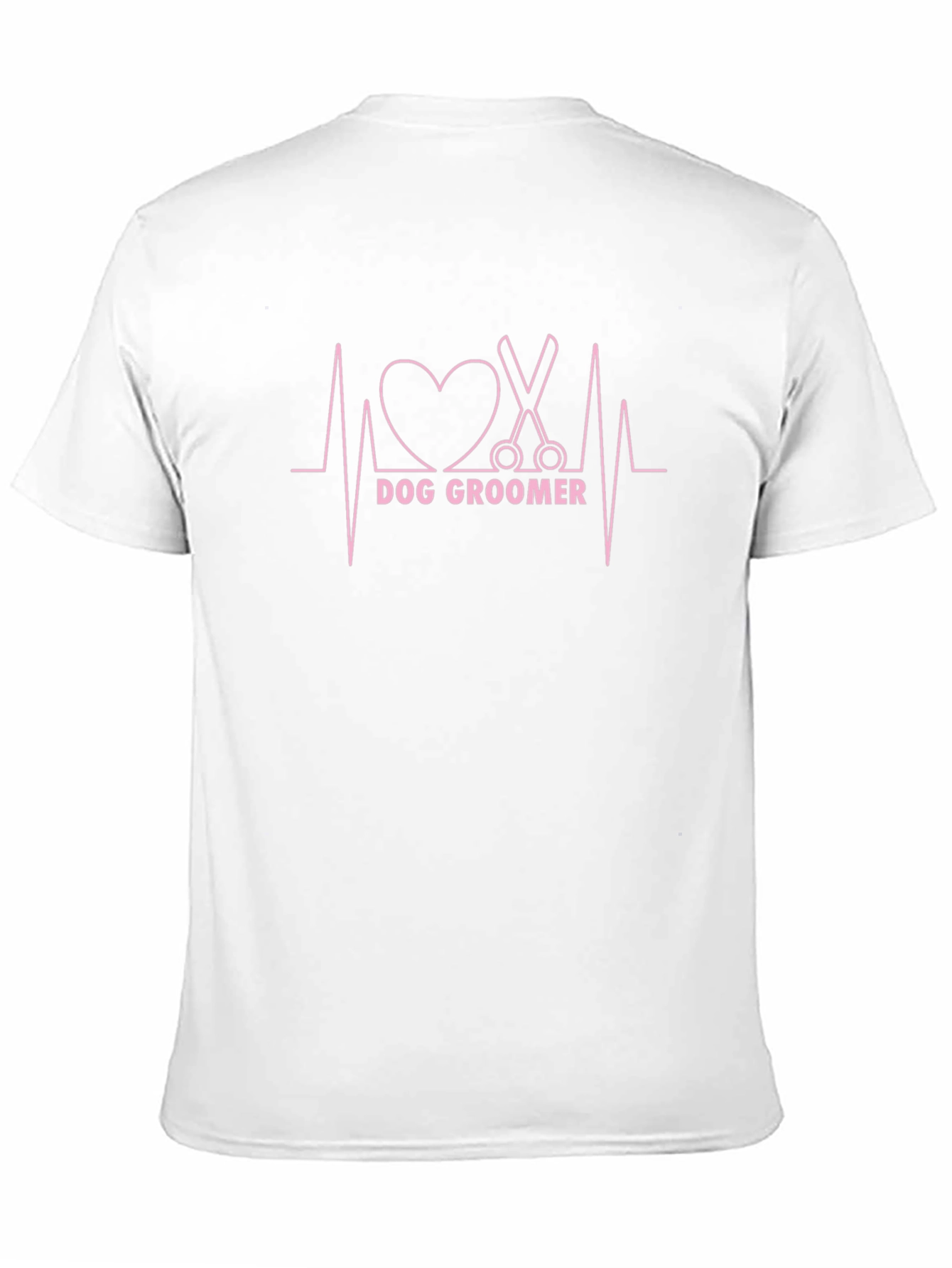 Dog Groomer Heartbeat T-Shirt