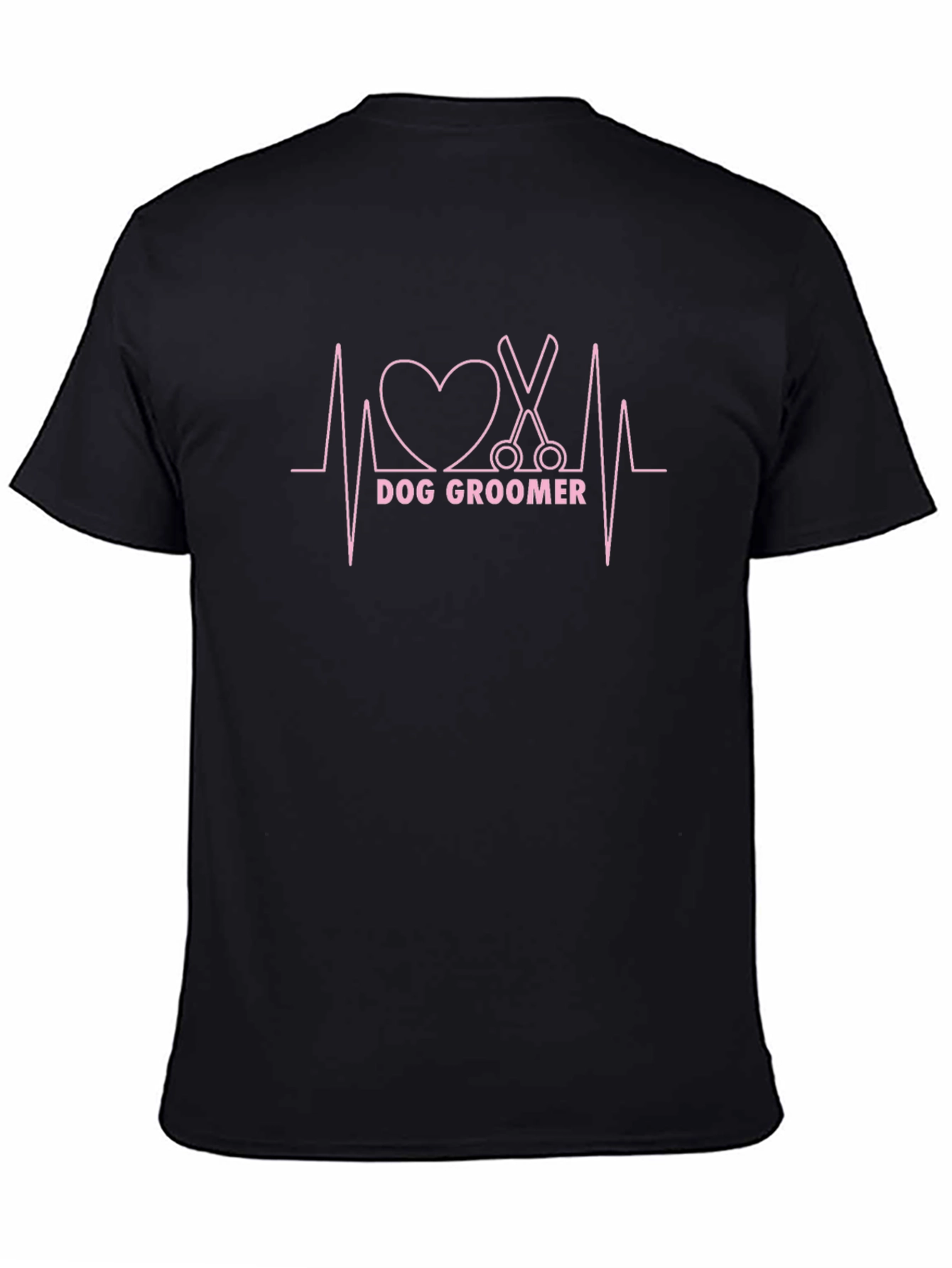 Dog Groomer Heartbeat T-Shirt