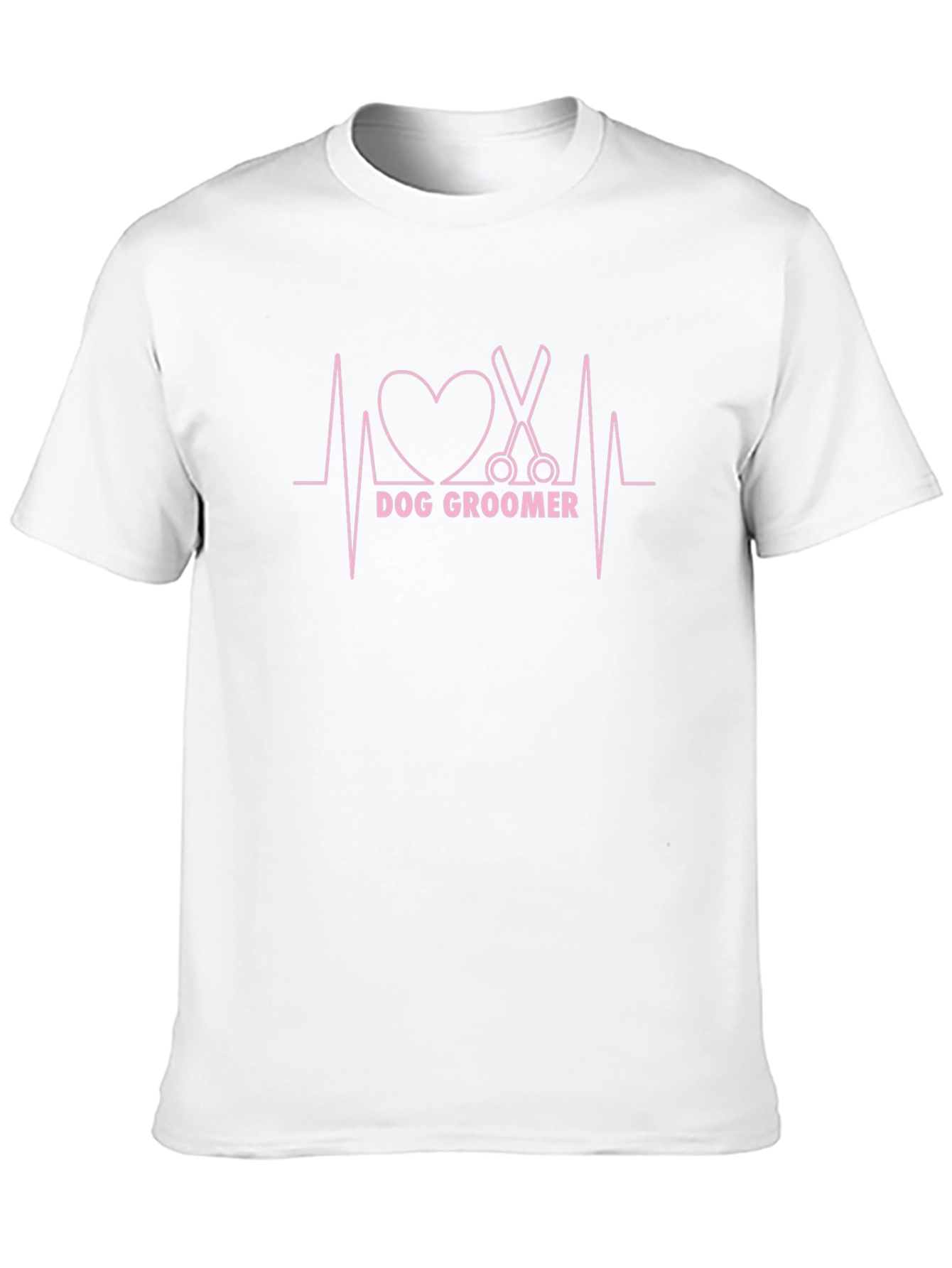 Dog Groomer Heartbeat T-Shirt