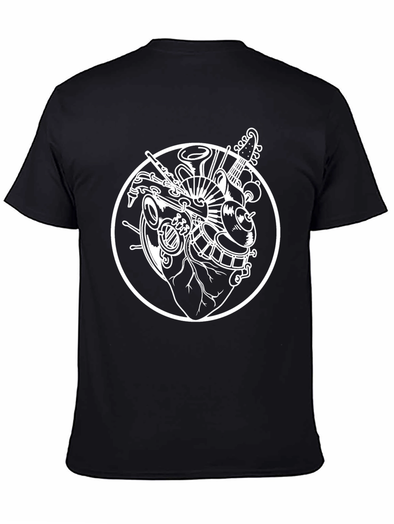 Musical Heartbeat Black Tee