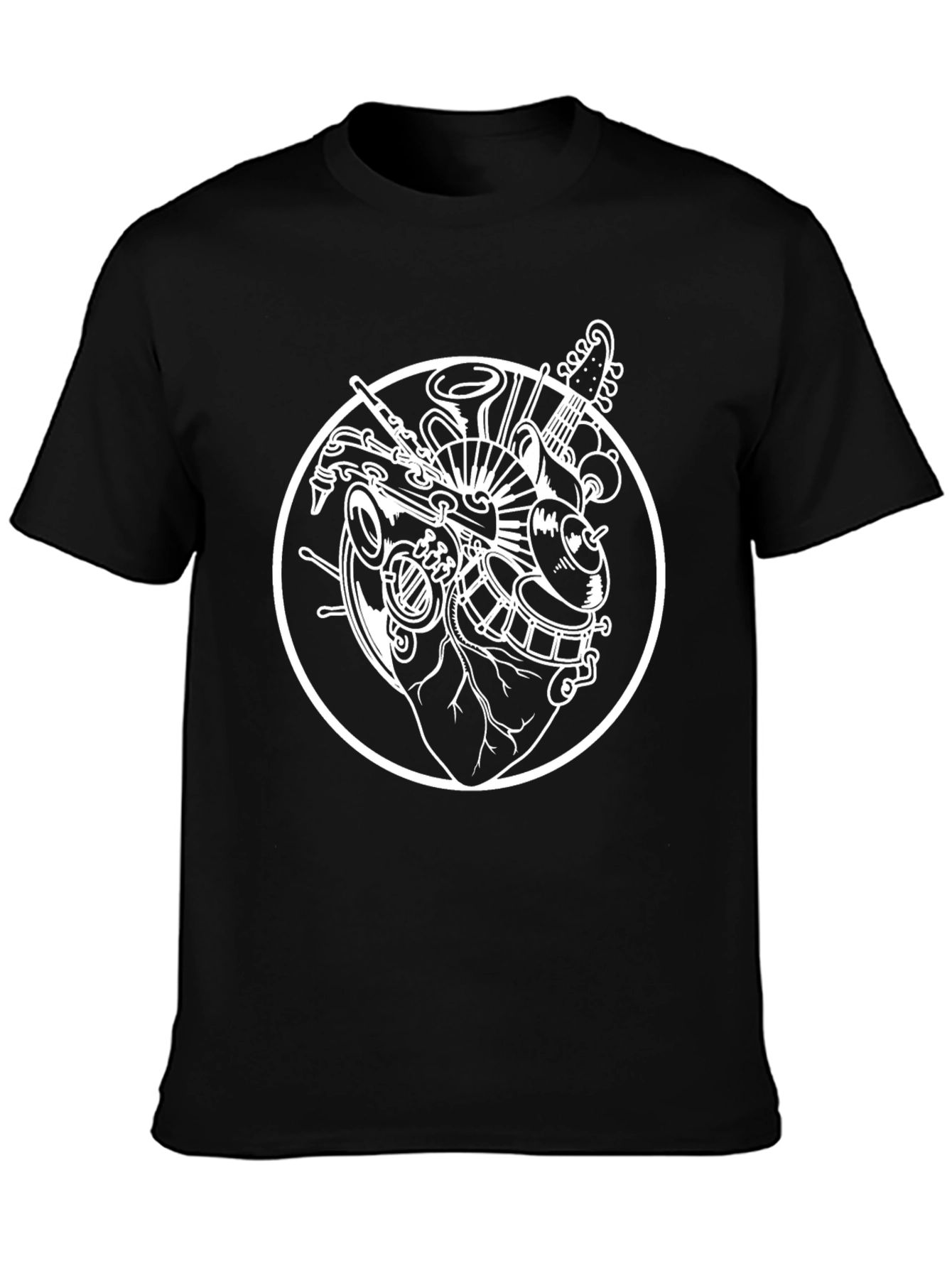 Musical Heartbeat Black Tee