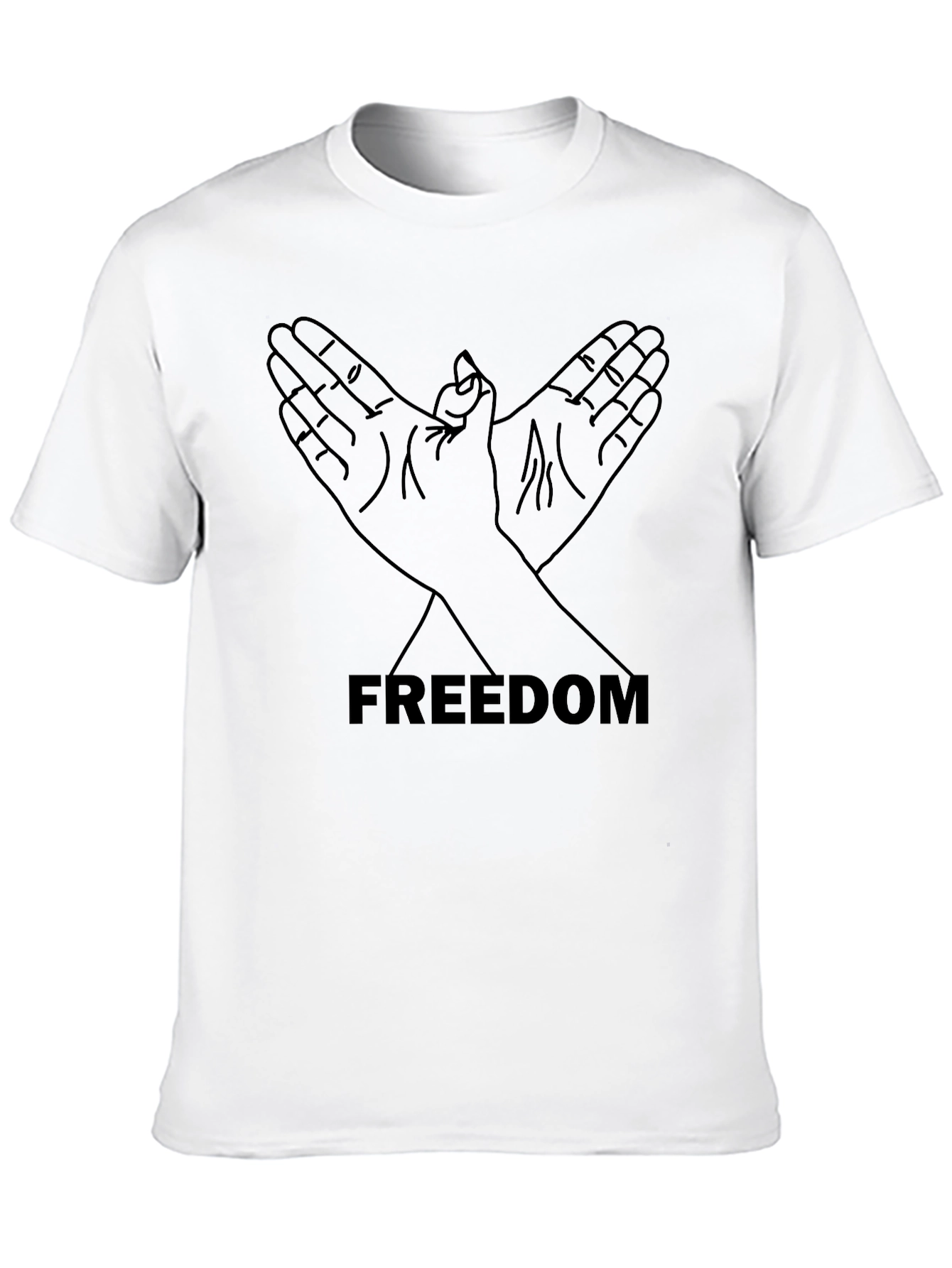 Freedom Dove Hand Sign Graphic Tee