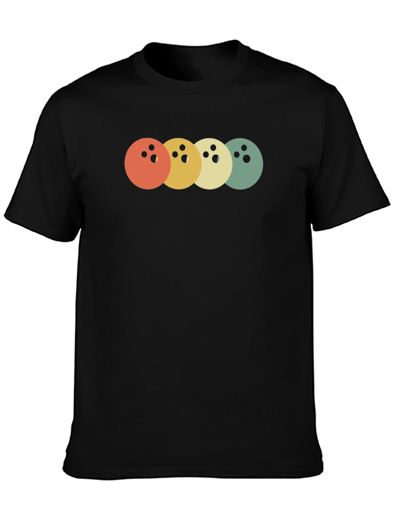 Retro Bowling Ball T-Shirt - Stylish & Comfortable