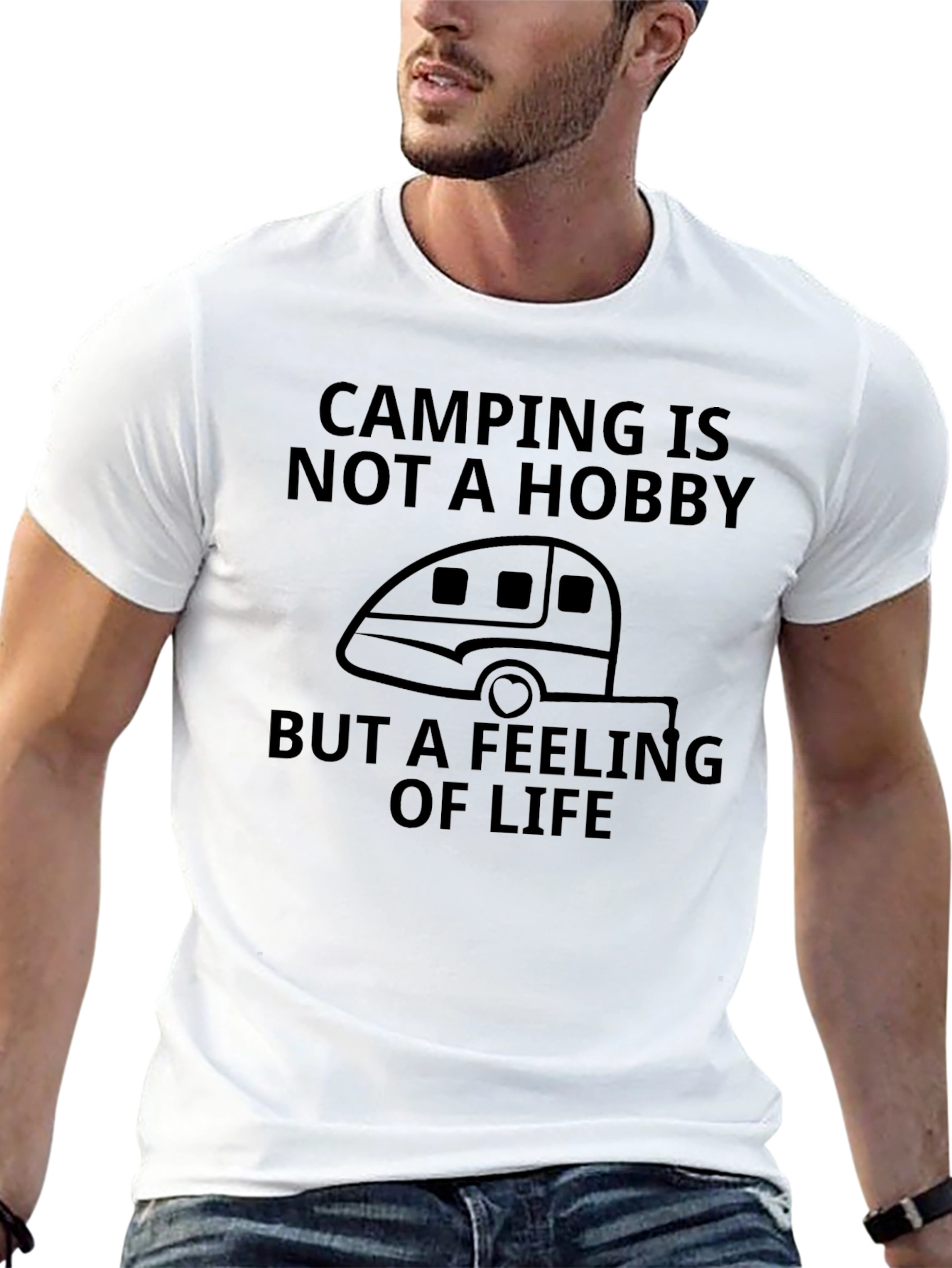 Camping is a Feeling of Life T-Shirt