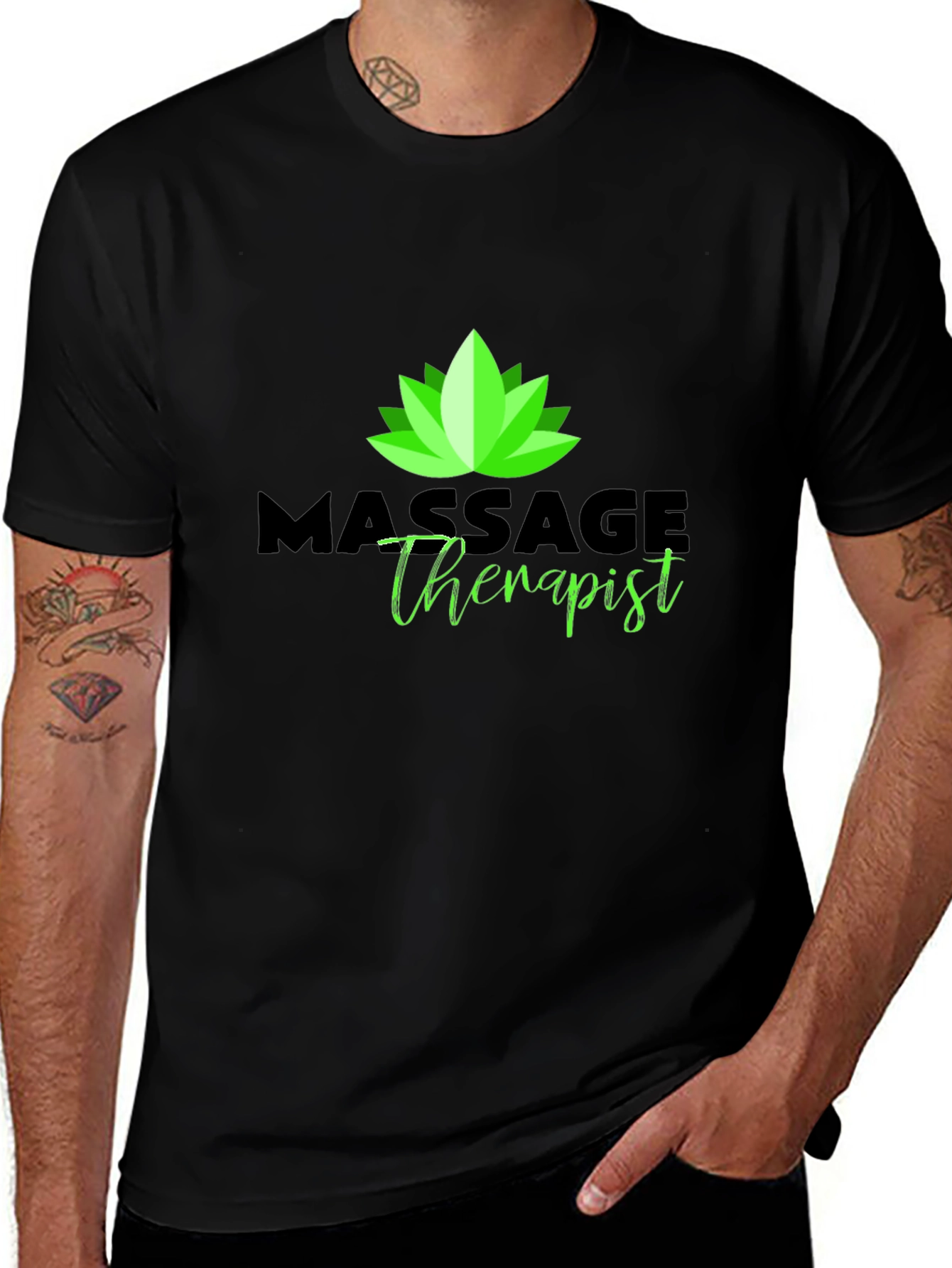 Massage Therapist Lotus T-Shirt