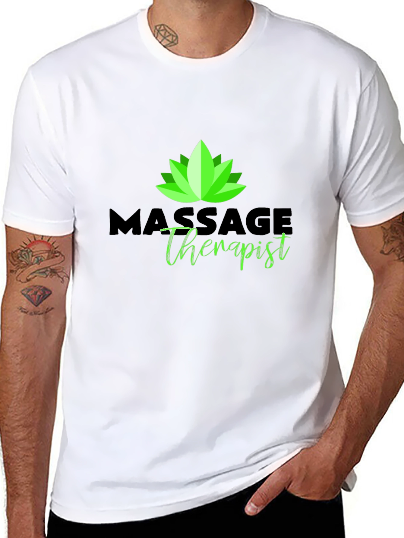 Massage Therapist Lotus T-Shirt