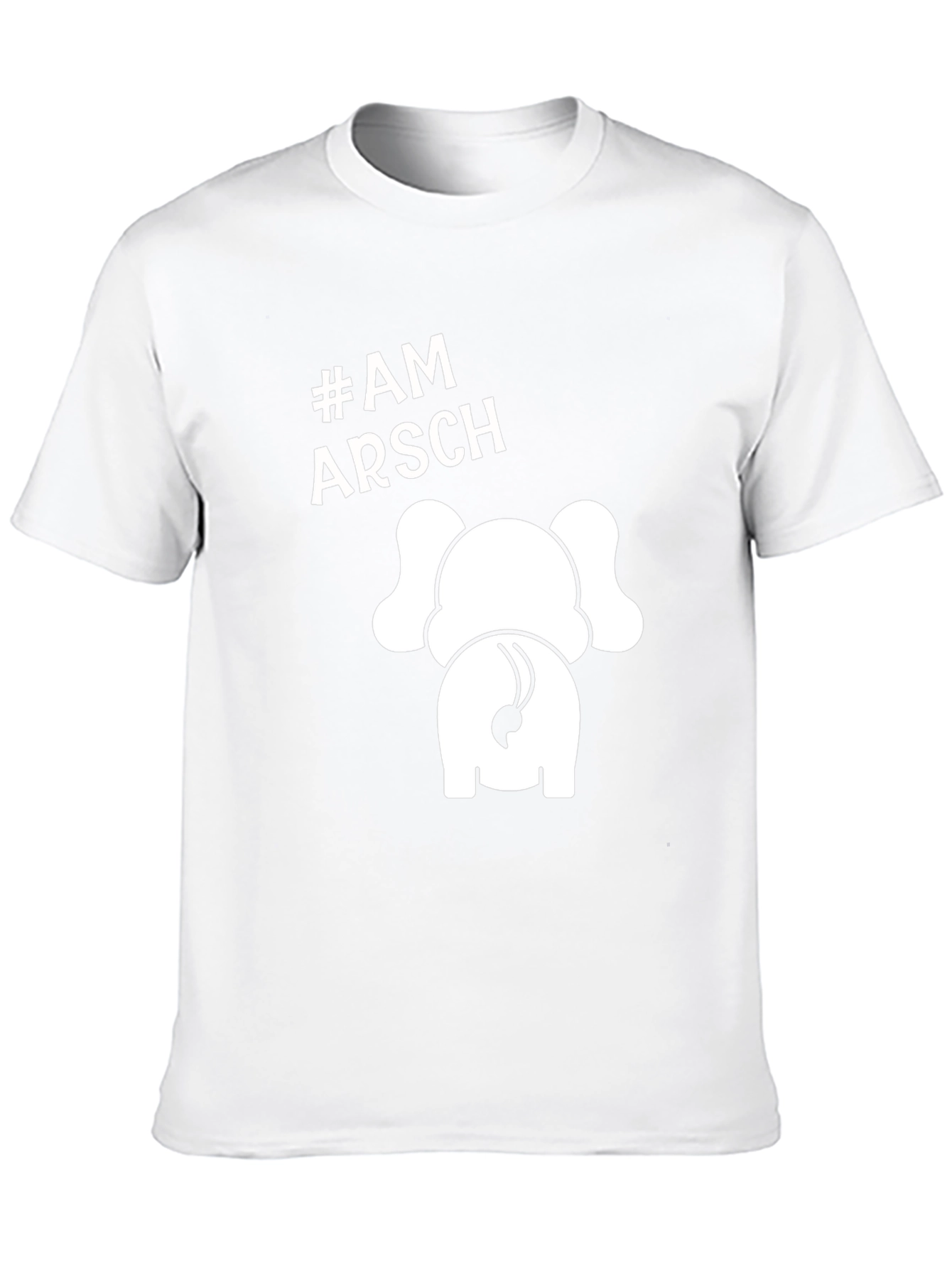 Am Arsch Elephant Tee - Humorous Novelty T-Shirt