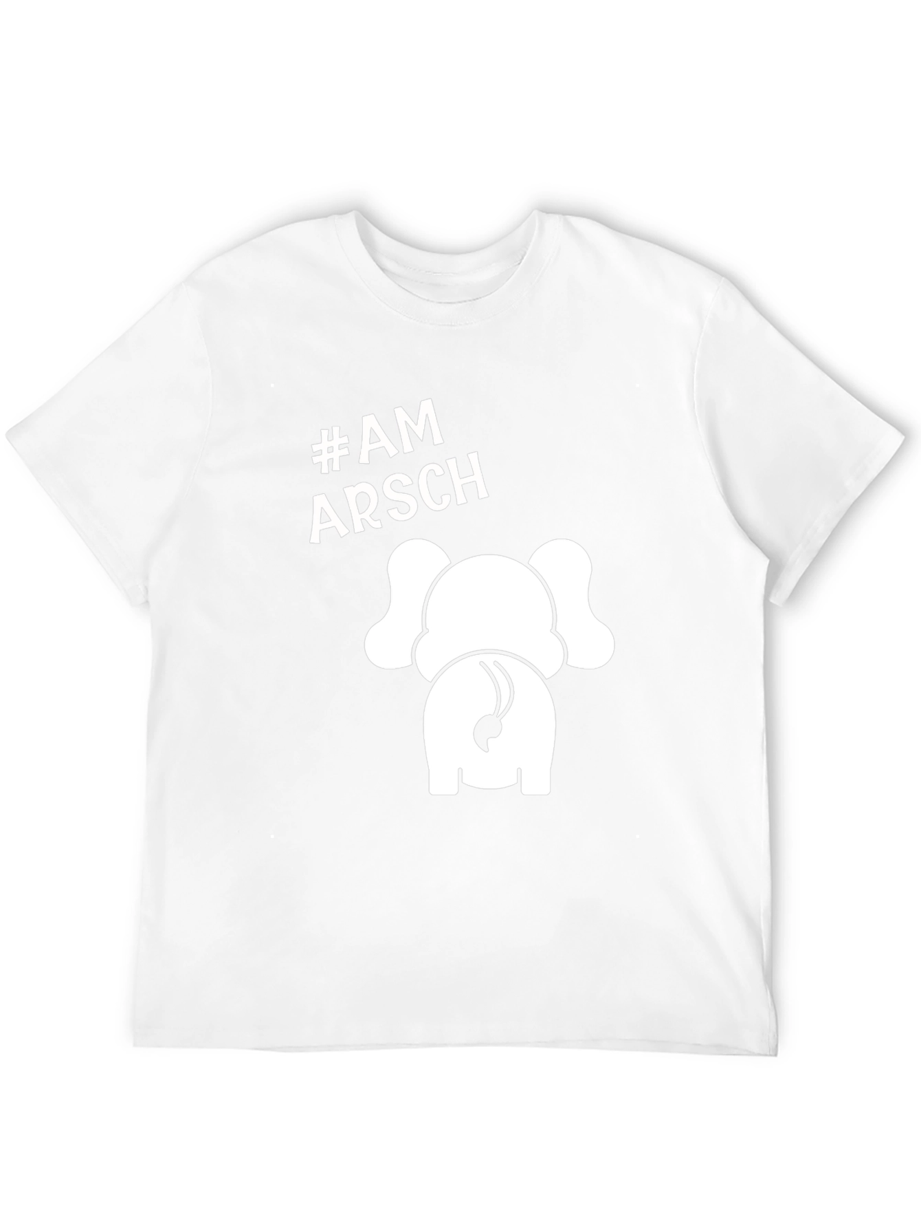 Am Arsch Elephant Tee - Humorous Novelty T-Shirt
