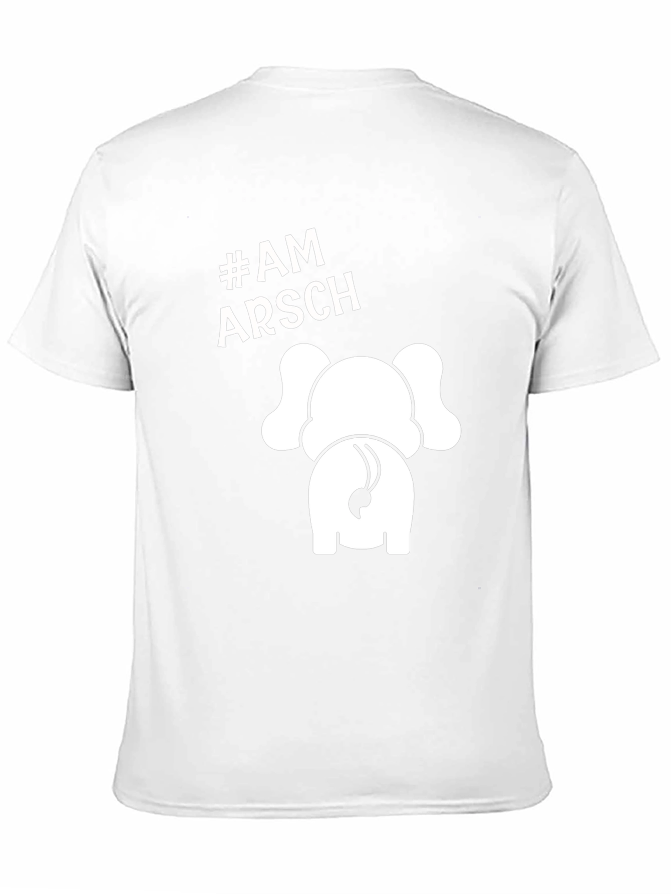 Am Arsch Elephant Tee - Humorous Novelty T-Shirt