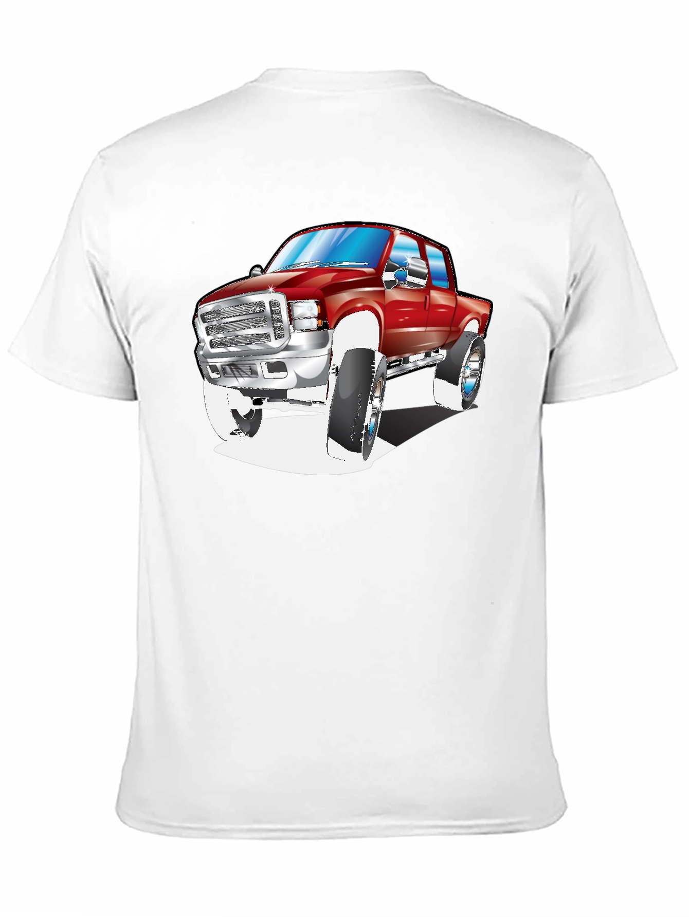 Truck Graphic Tee - Black Cotton Blend