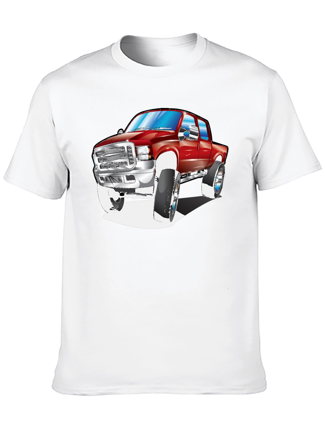 Truck Graphic Tee - Black Cotton Blend