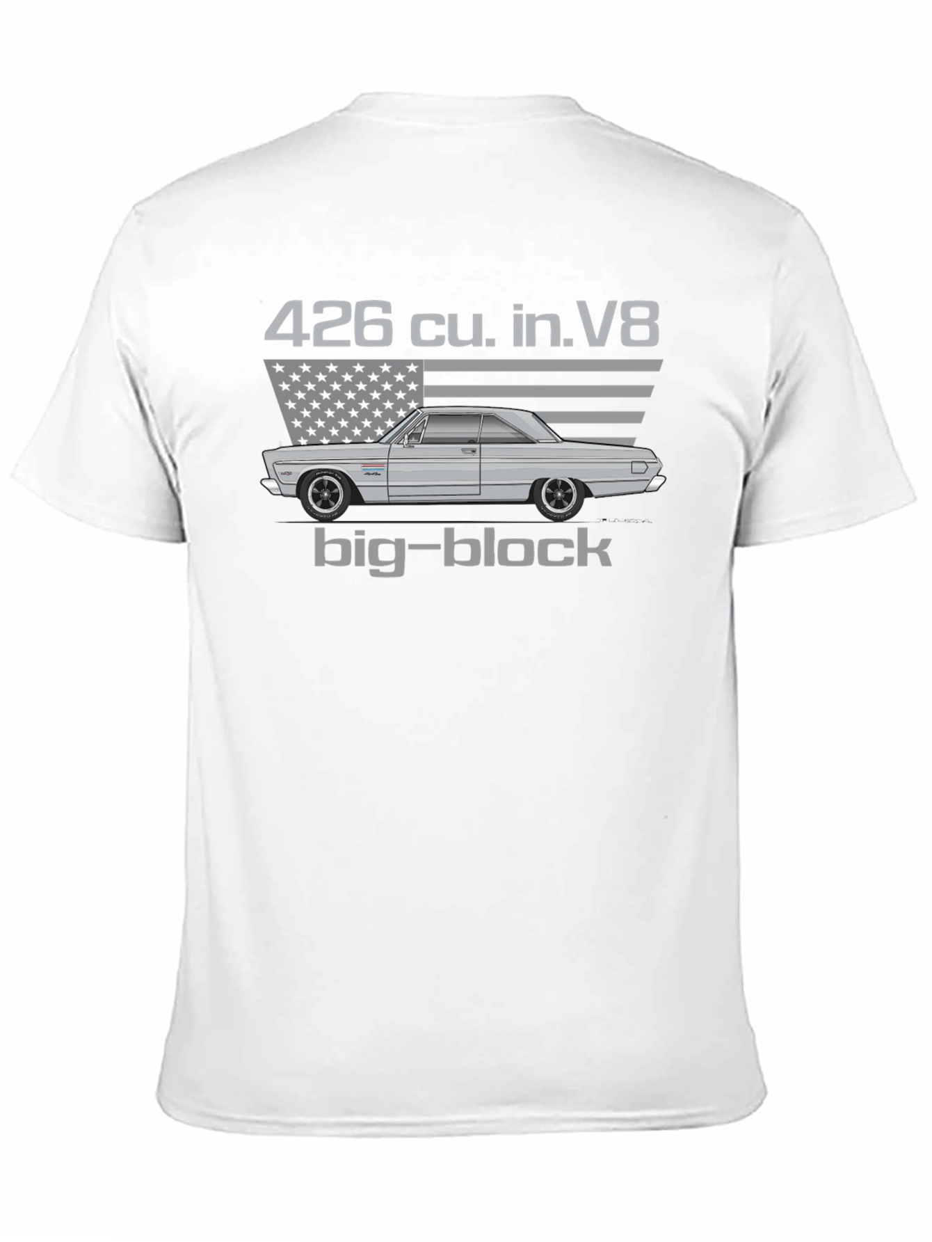 426 cu. in. V8 Big-Block Car Graphic T-Shirt