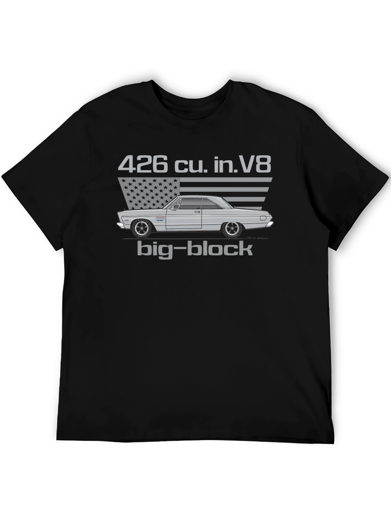 426 cu. in. V8 Big-Block Car Graphic T-Shirt