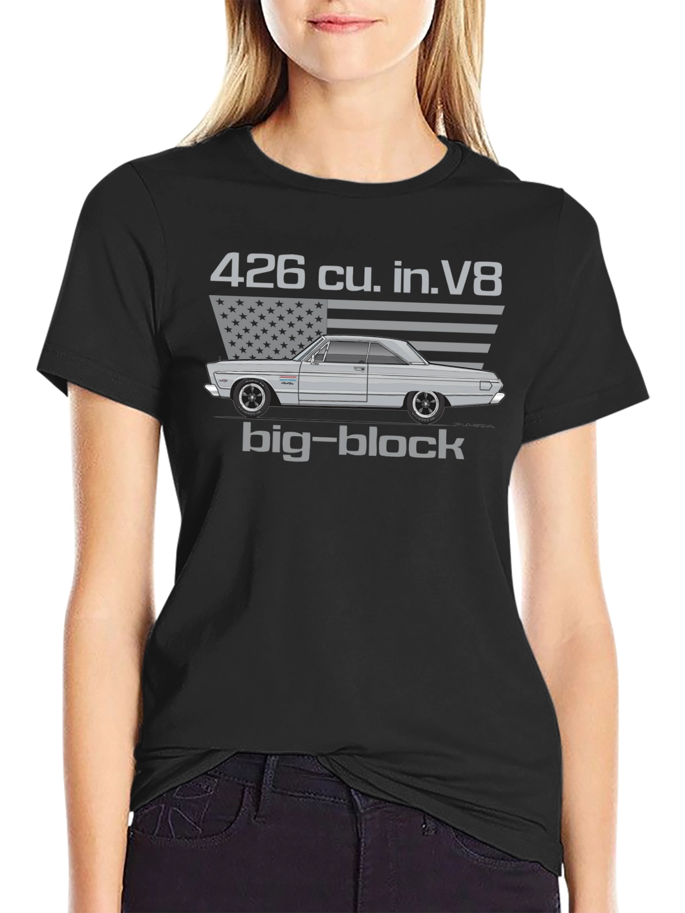 426 cu. in. V8 Big-Block Car Graphic T-Shirt