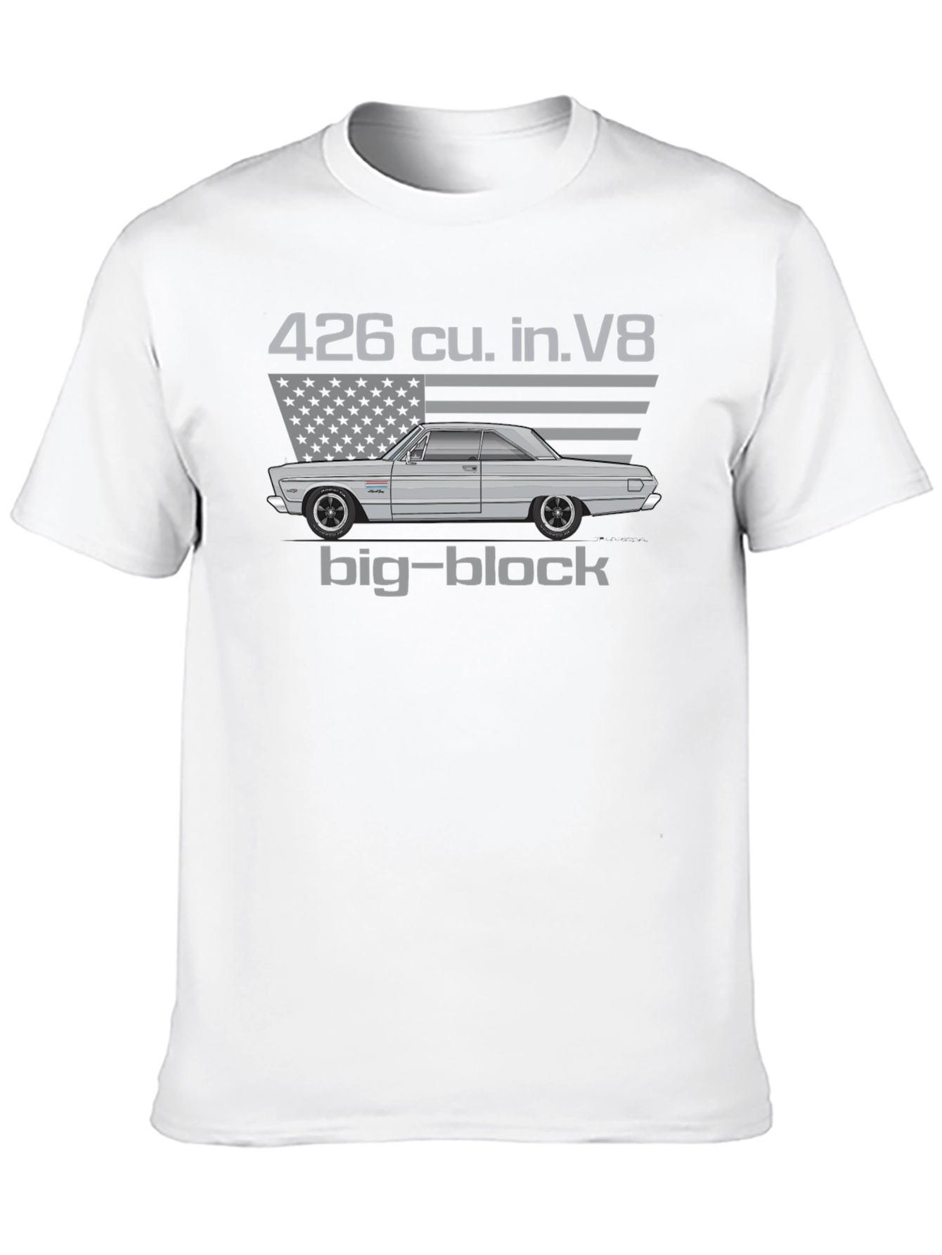 426 cu. in. V8 Big-Block Car Graphic T-Shirt