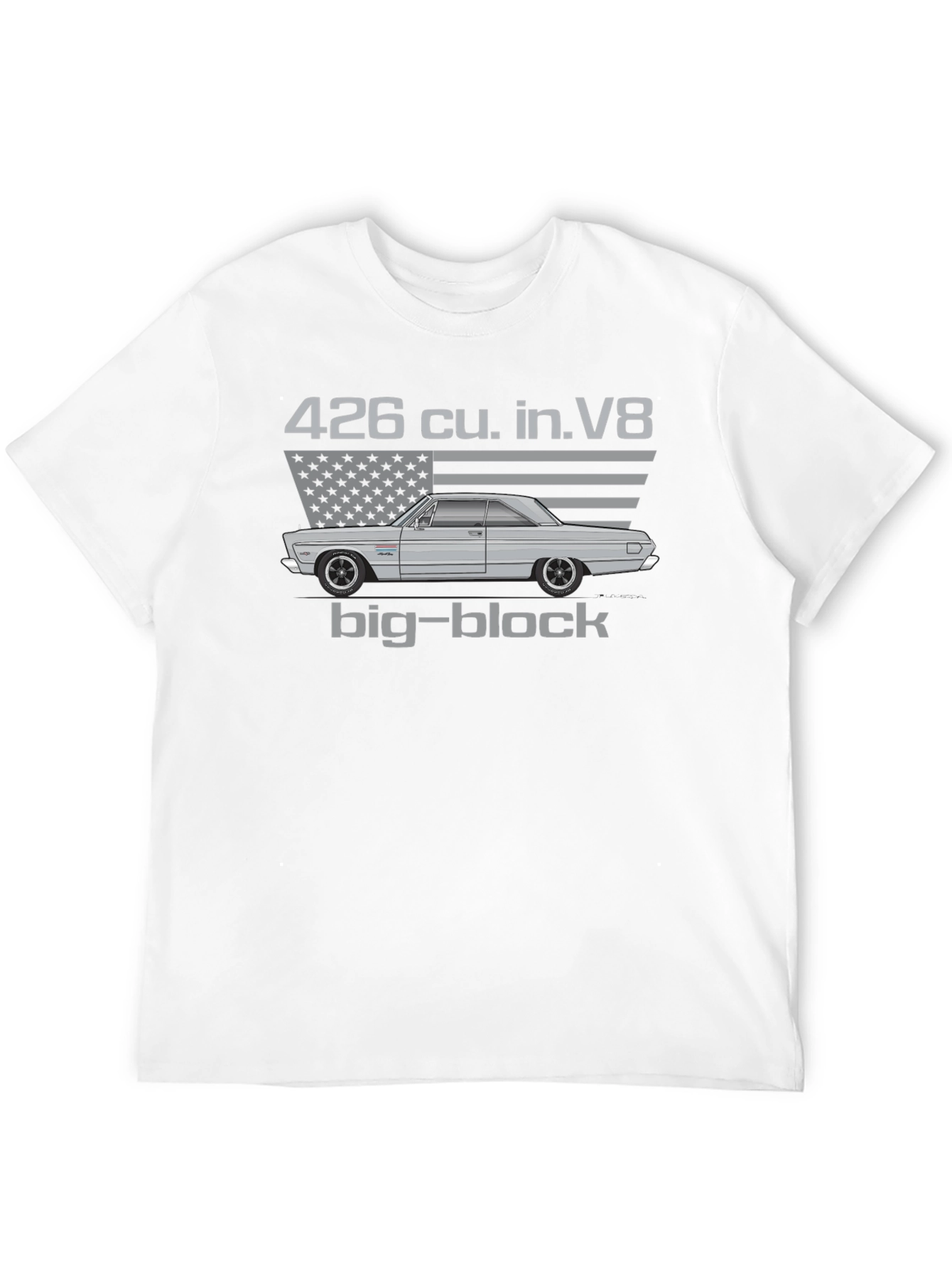 426 cu. in. V8 Big-Block Car Graphic T-Shirt