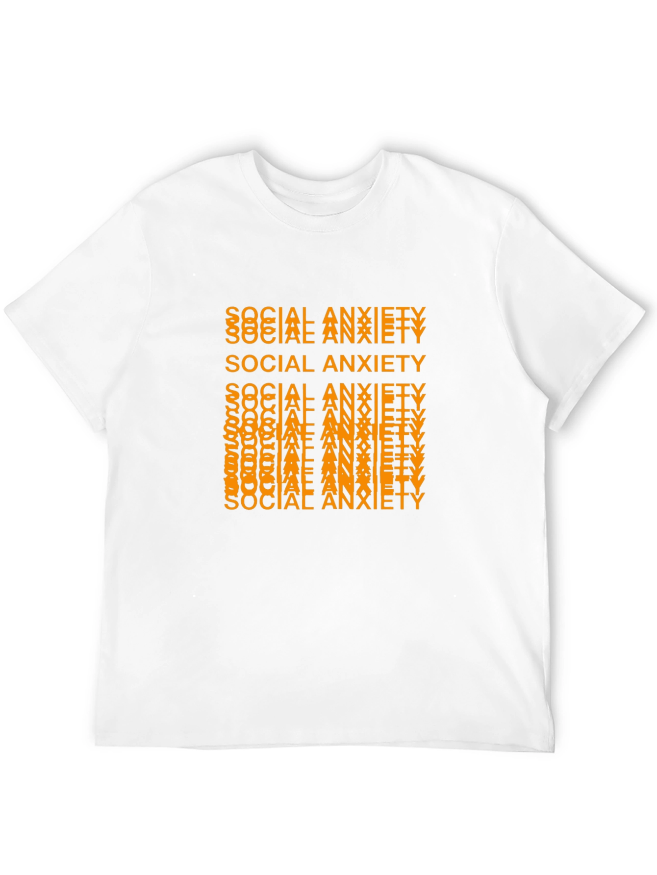 Social Anxiety Graphic Tee - Trendy and Comfortable