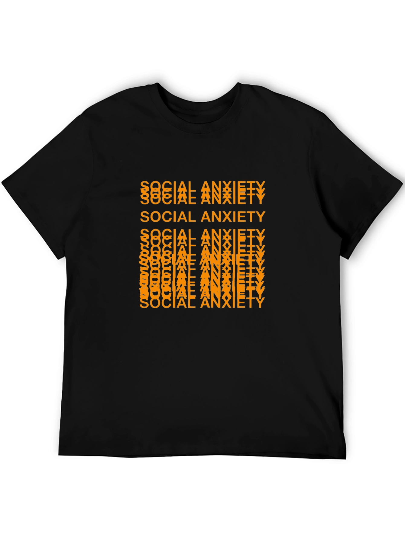 Social Anxiety Graphic Tee - Trendy and Comfortable