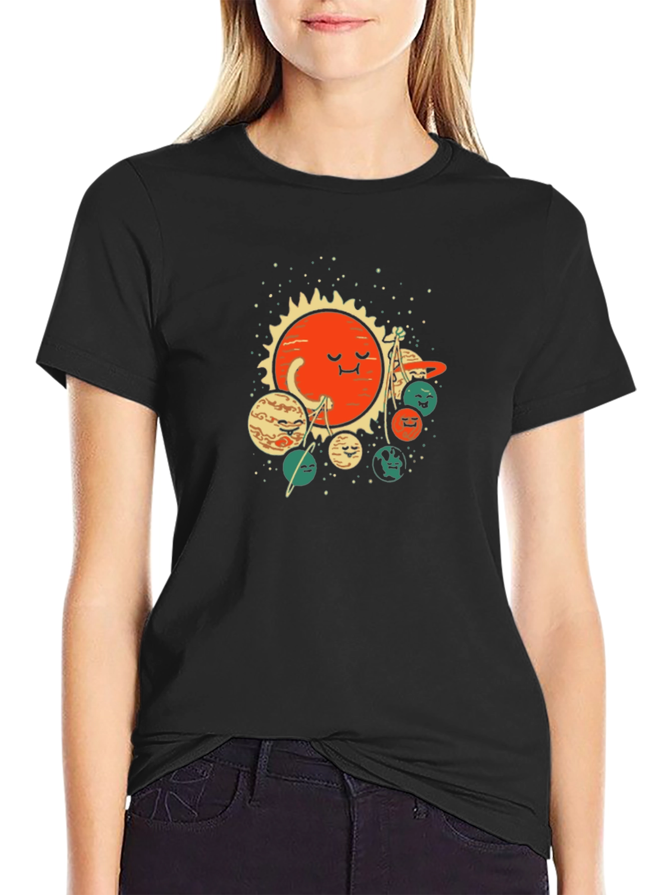 Solar System T-Shirt - Cute Planet Design