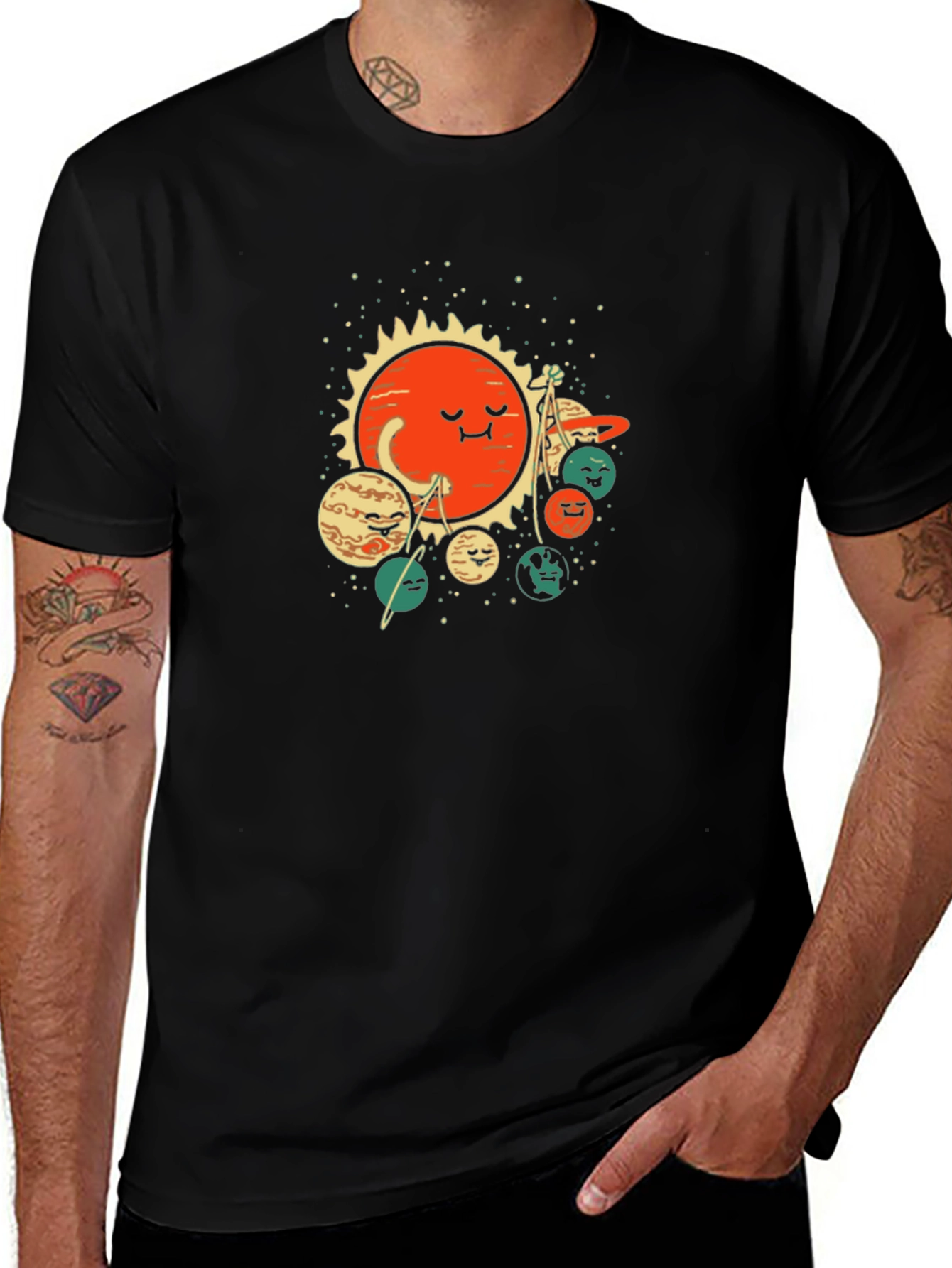 Solar System T-Shirt - Cute Planet Design