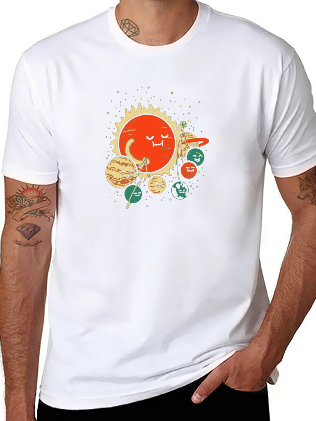 Solar System T-Shirt - Cute Planet Design