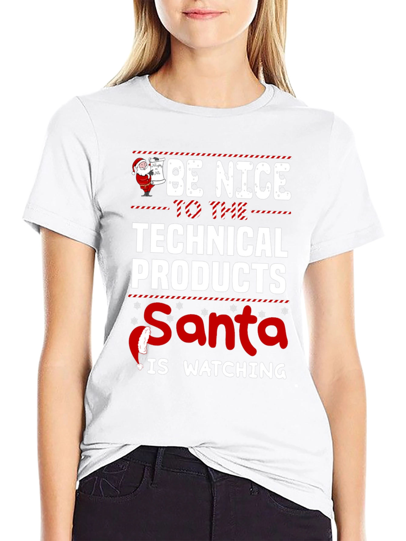 Technical Products Santa Watching T-Shirt