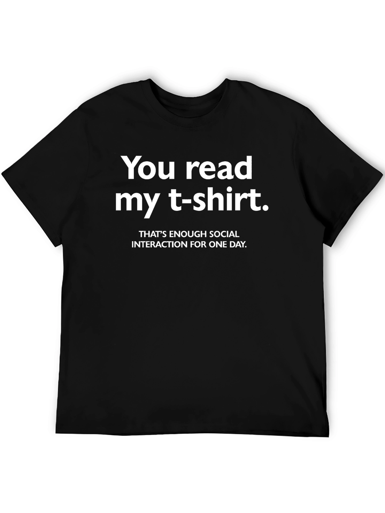 Funny Social Interaction T-Shirt
