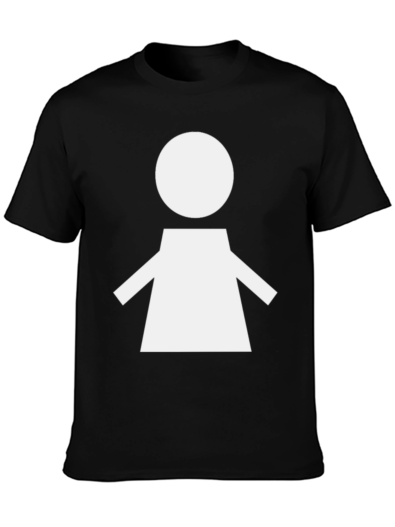 Stick Figure Graphic Tee - Unisex Black T-Shirt