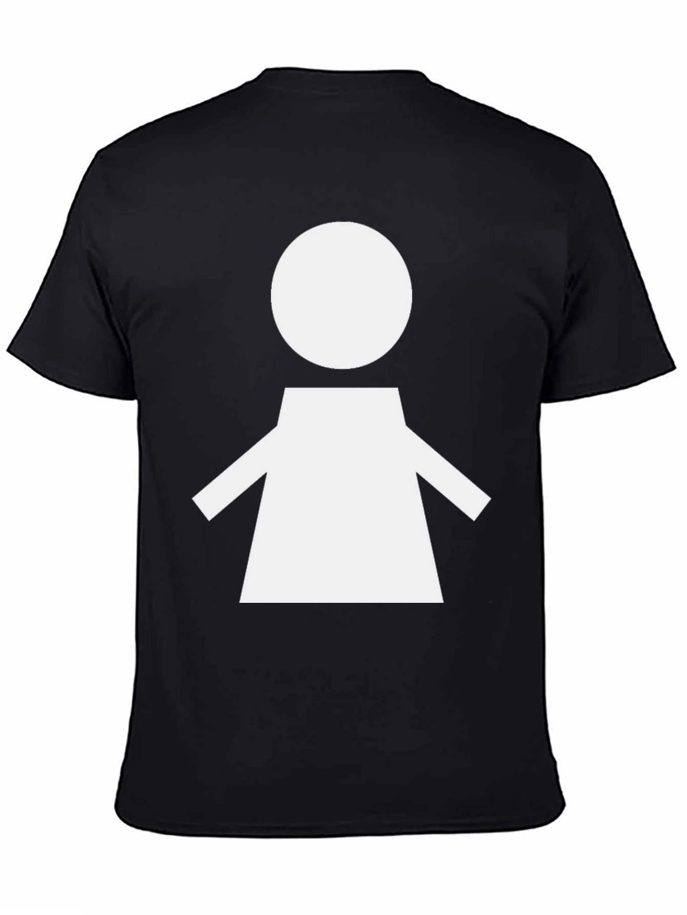 Stick Figure Graphic Tee - Unisex Black T-Shirt