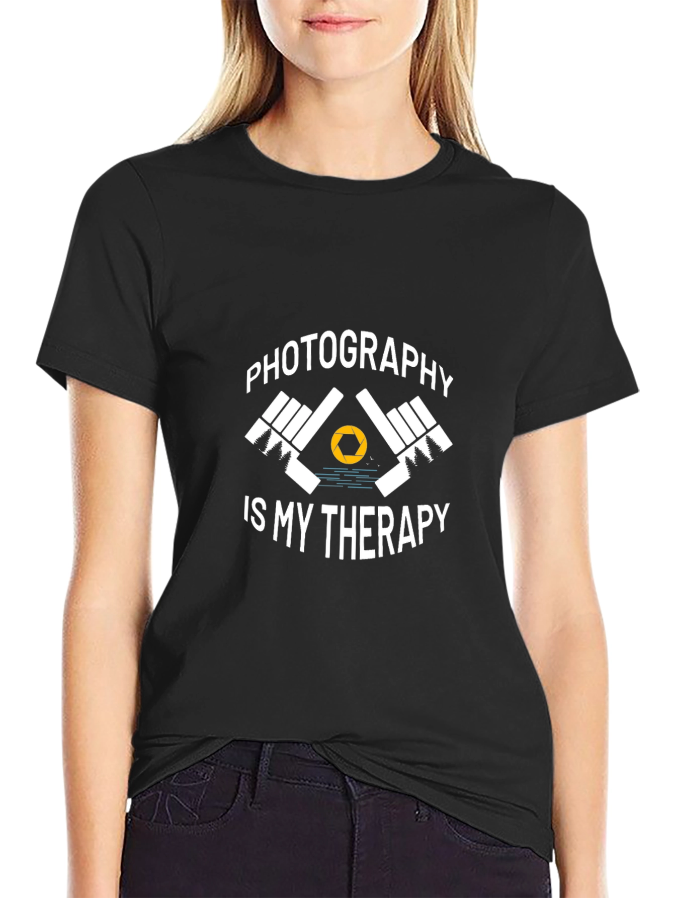 Photography Is My Therapy T-Shirt