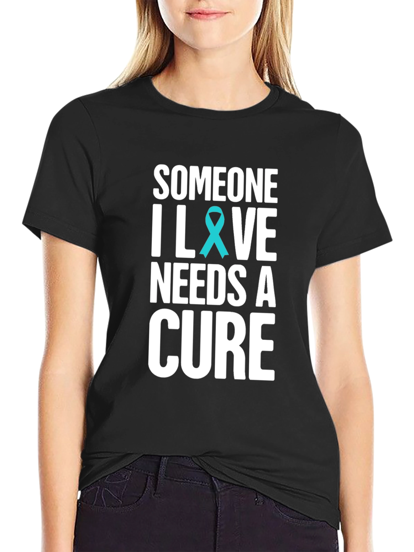 Someone I Love Needs A Cure T-Shirt Black