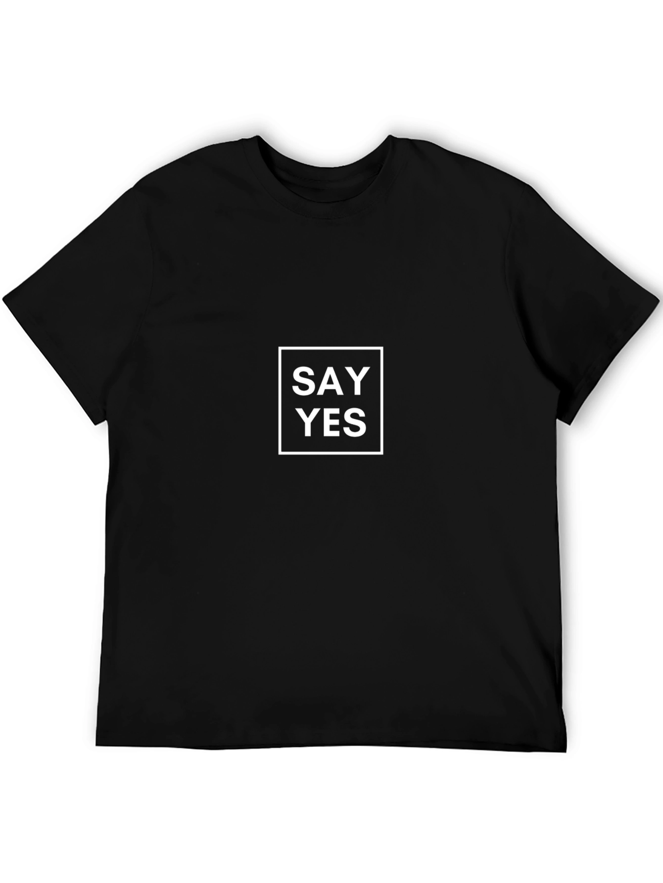 Say Yes Black T-Shirt