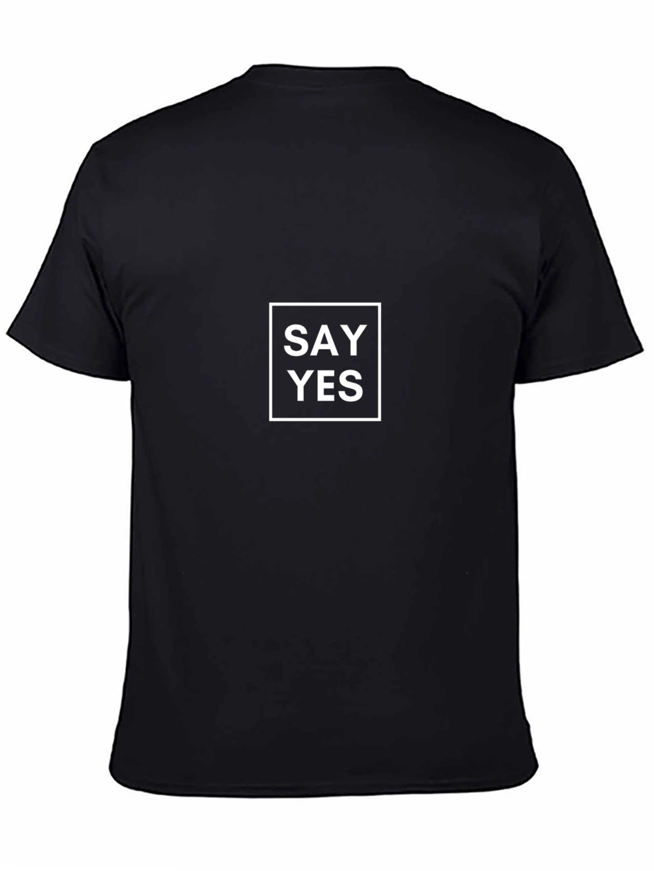 Say Yes Black T-Shirt