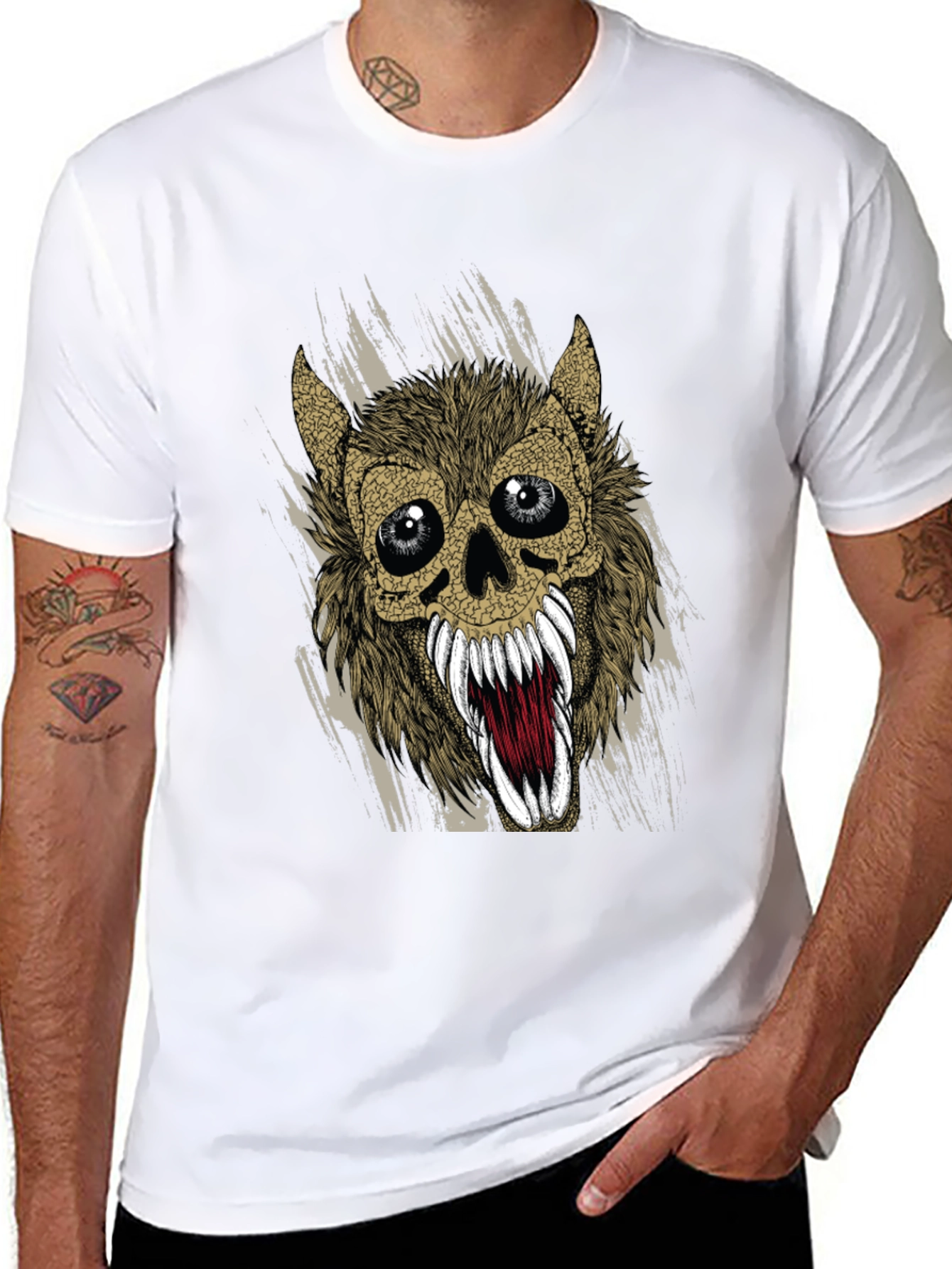 Monster Skull Graphic Tee