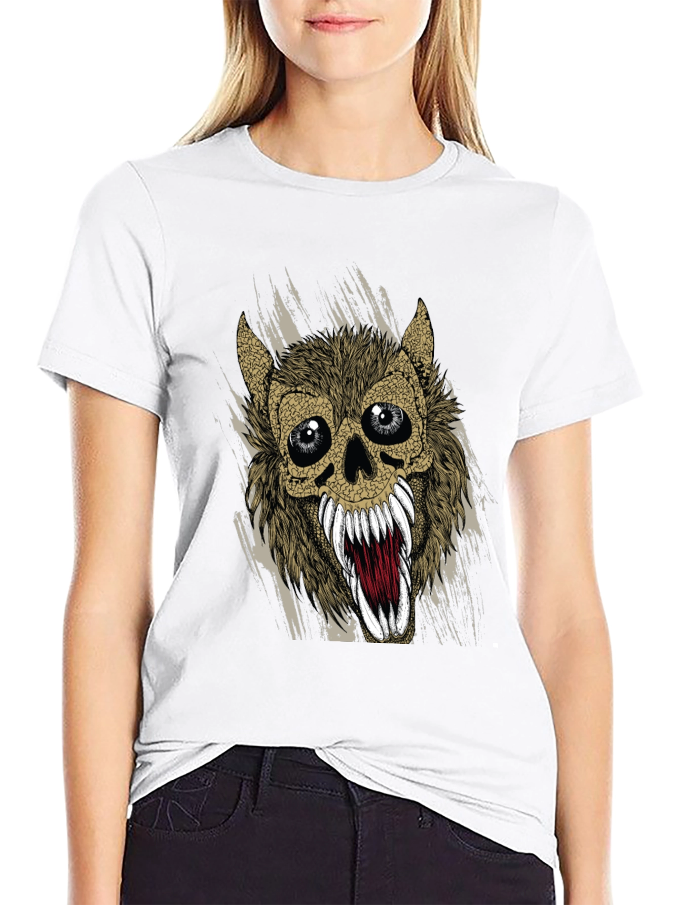 Monster Skull Graphic Tee