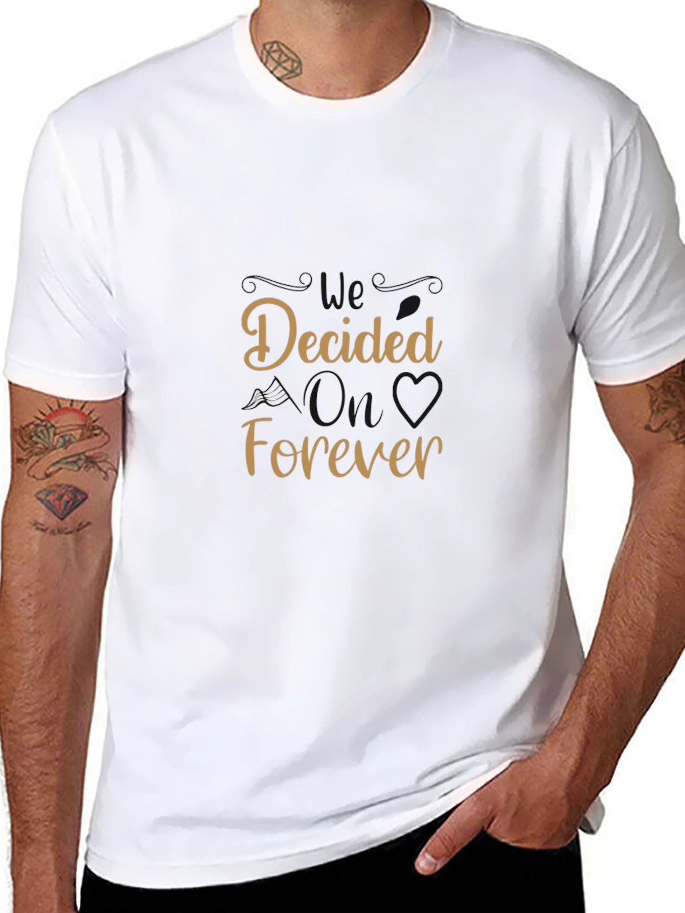 Decided Forever Black T-Shirt